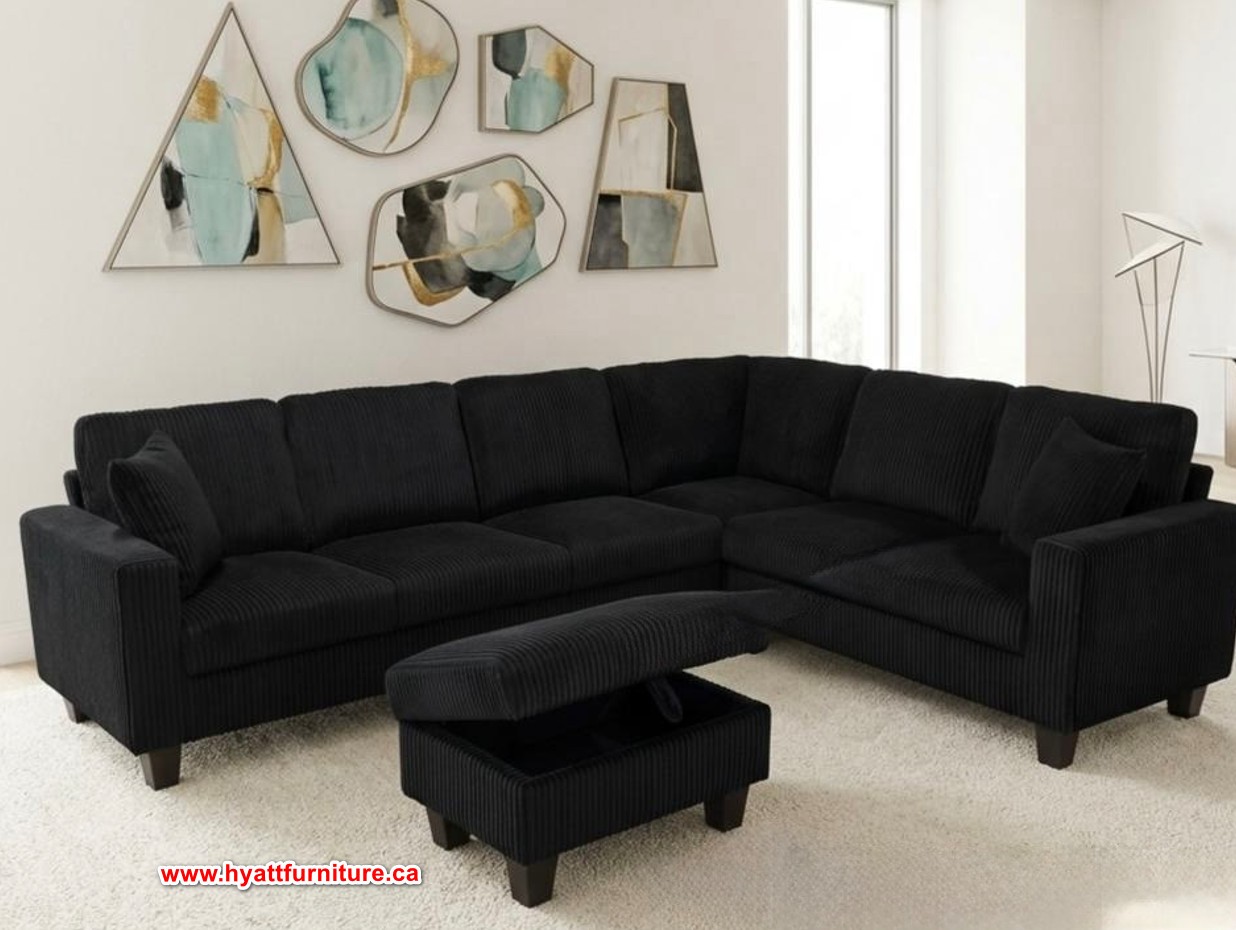Brand new Large Corduroy Sectional only $898 - photo 3