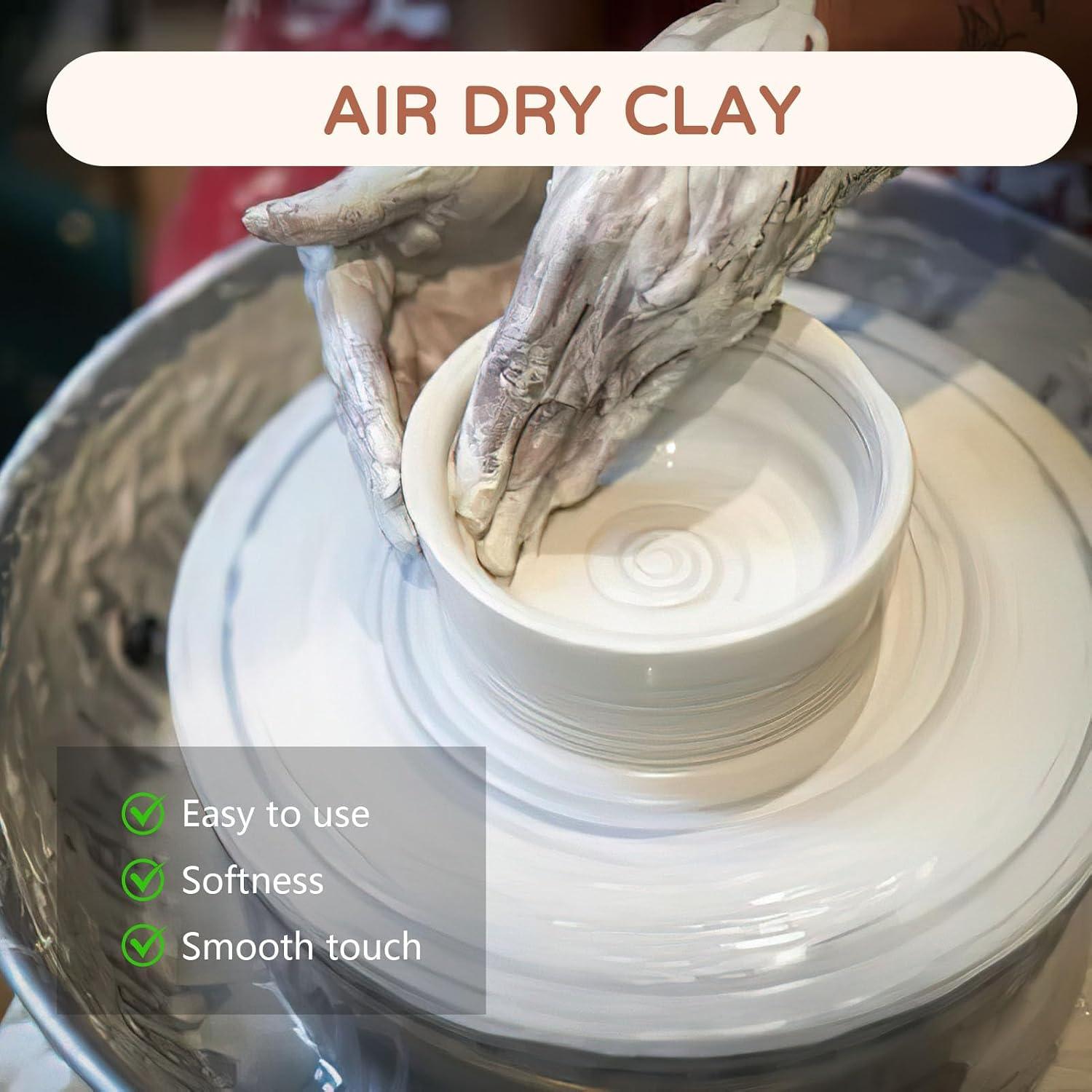 White Modeling Clay,10 lb, 40 pcs pottery tools - photo 4