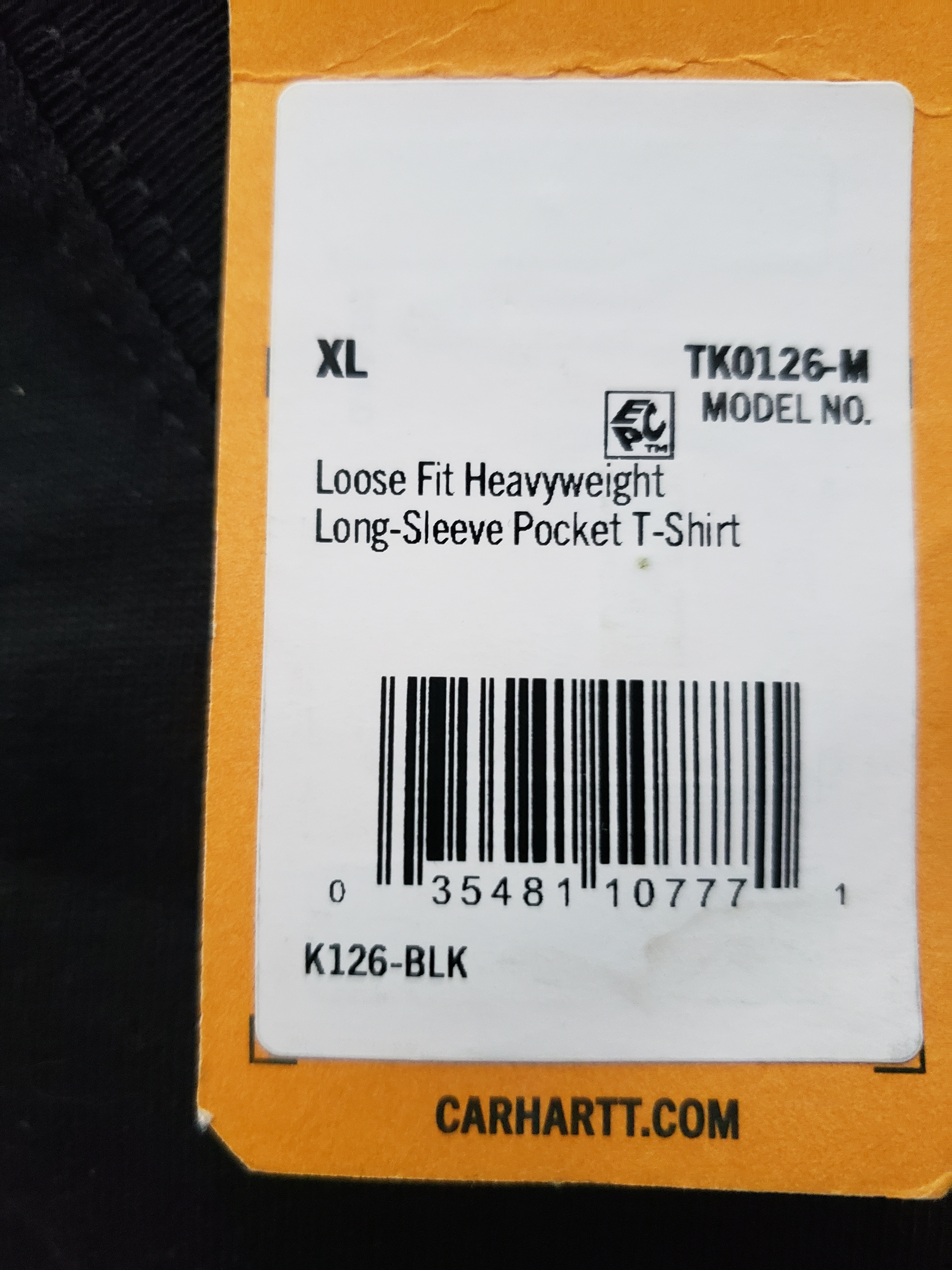 Carhartt Long-Sleeve Loose Fit T-Shirt - XL - photo 4