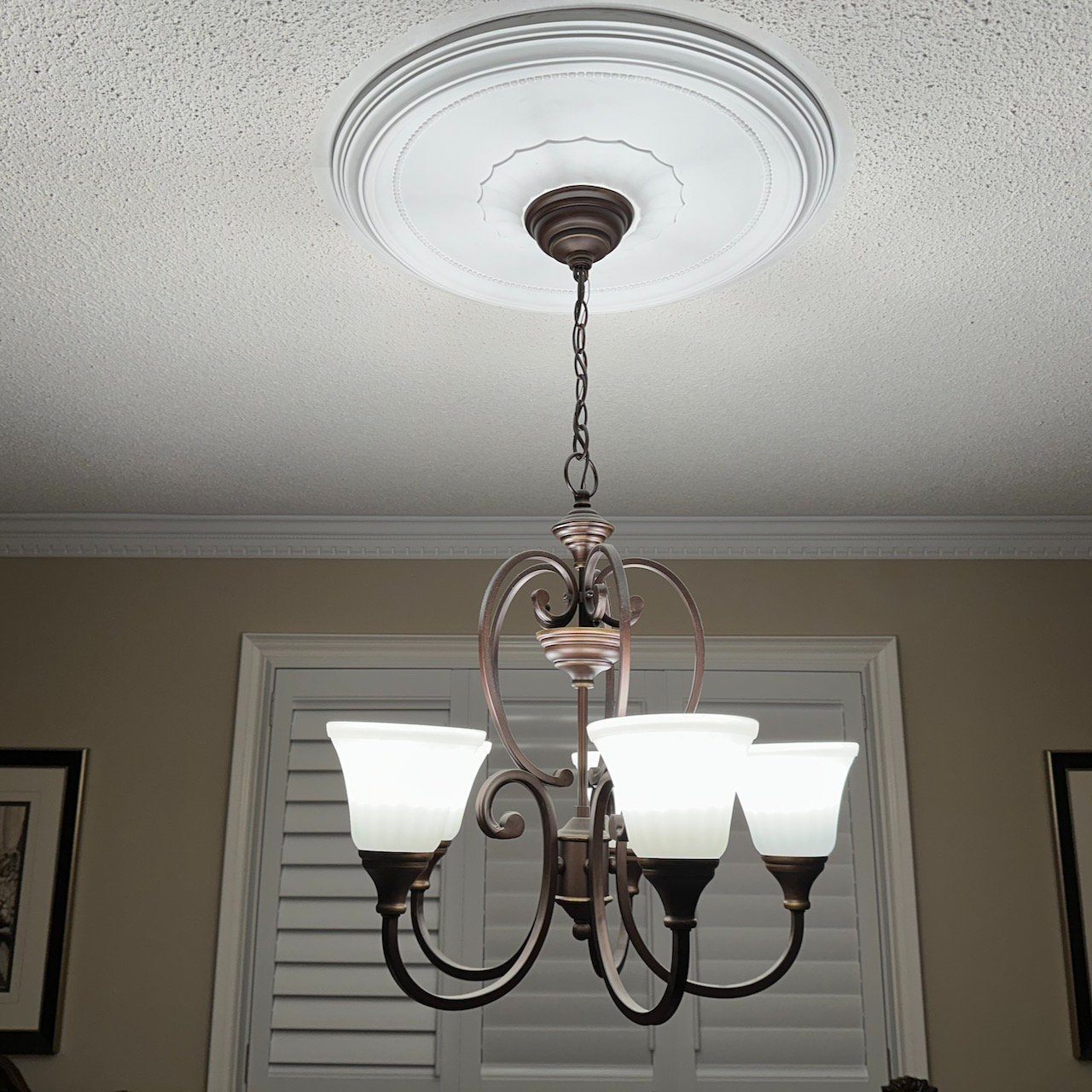 Antique Bronze 5-light Chandelier - photo 3