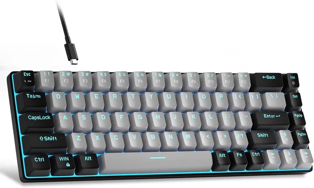 MageGee Portable 60% Mechanical Gaming Keyboard