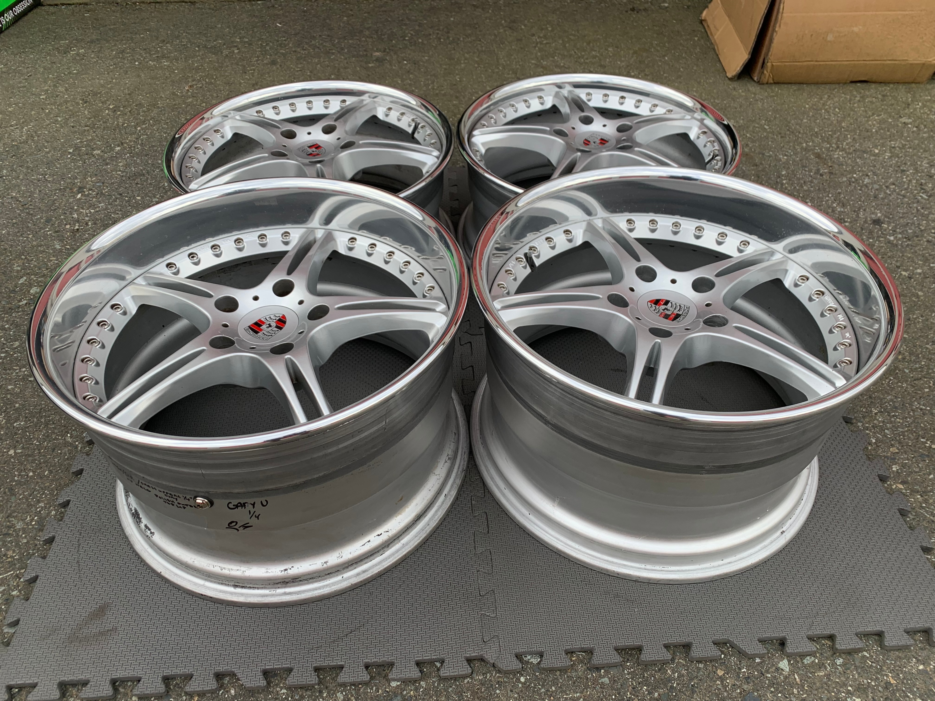 Set of ULTRA RARE 3PC Forged 19X8.5/11.5 SSR GT3 Porsche 911 - photo 3