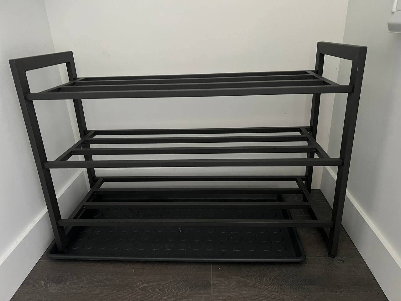 Metal Shoe Rack + Free Shoe Tray - photo 2