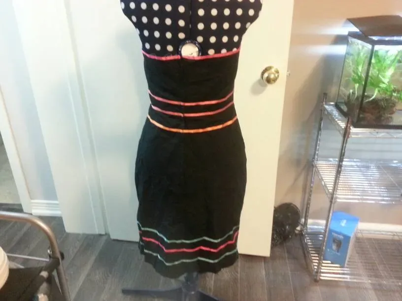 RW & Co. Black Over The Shoulder Dress Size 8 - photo 5