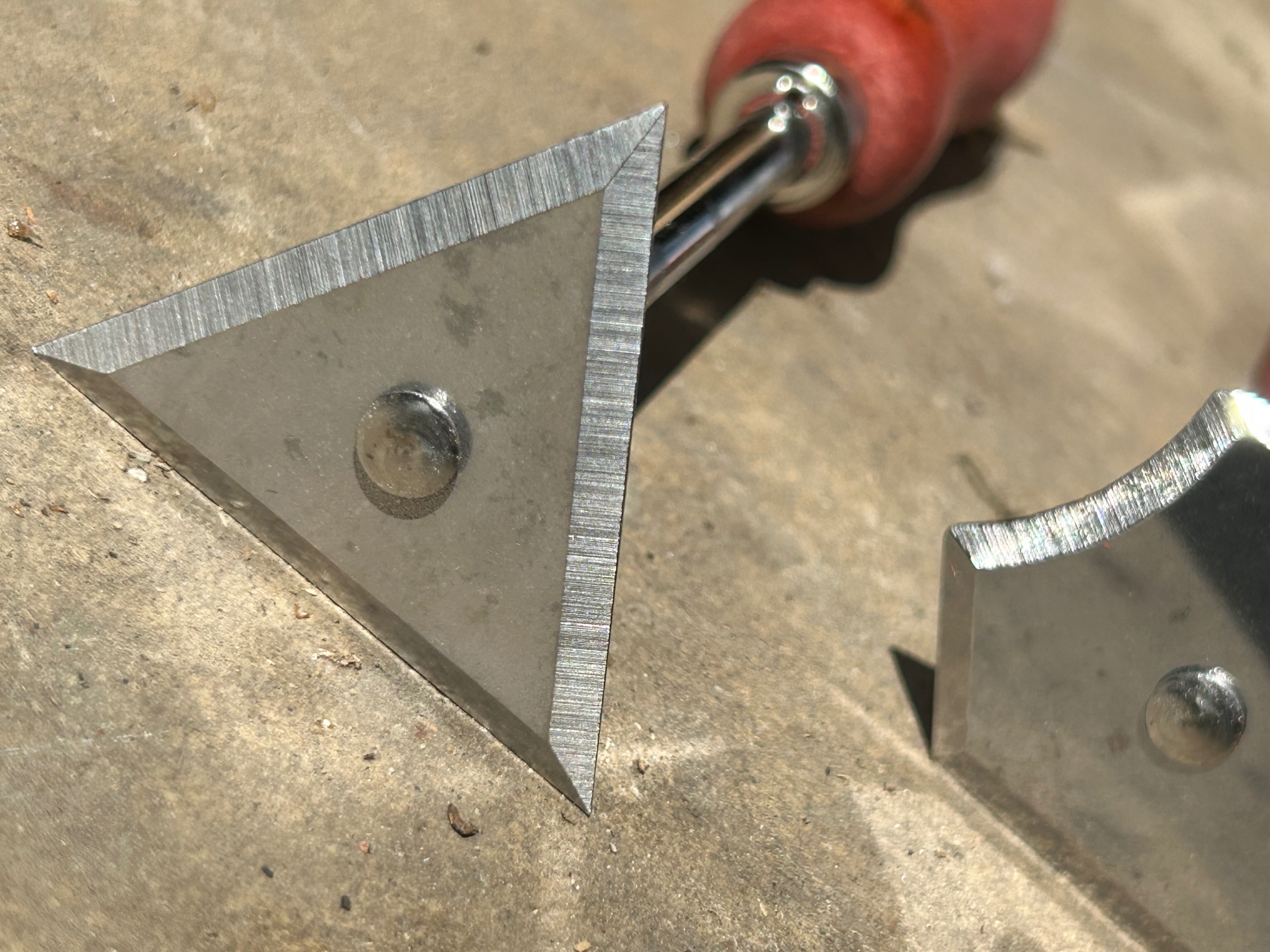 Metal Paint Scrapers - Triangle and Teardrop - photo 3