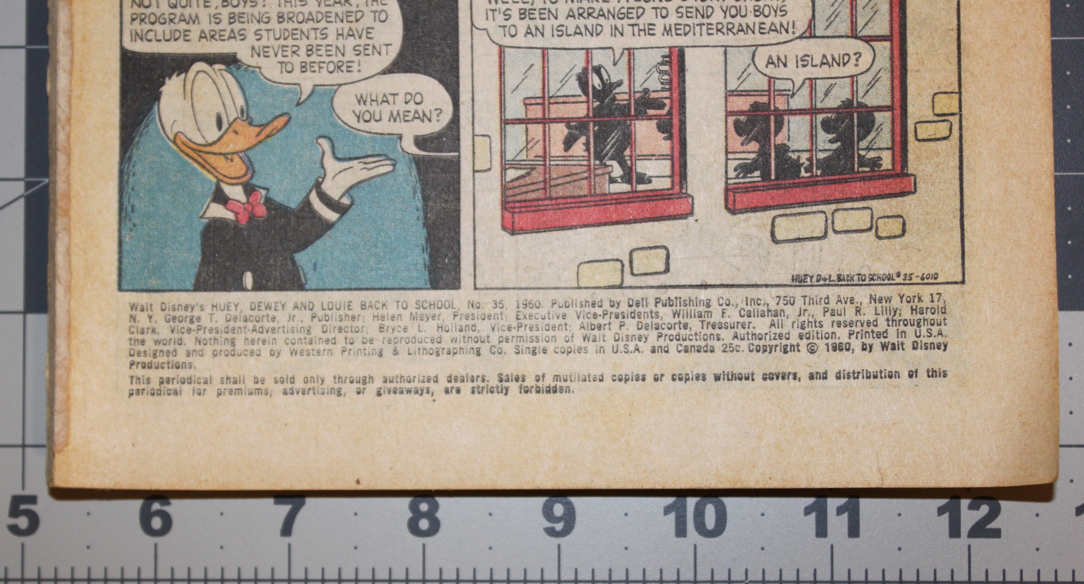 Dell Giant Comics #35 November 1960 Vintage Silver Age Comic - photo 2