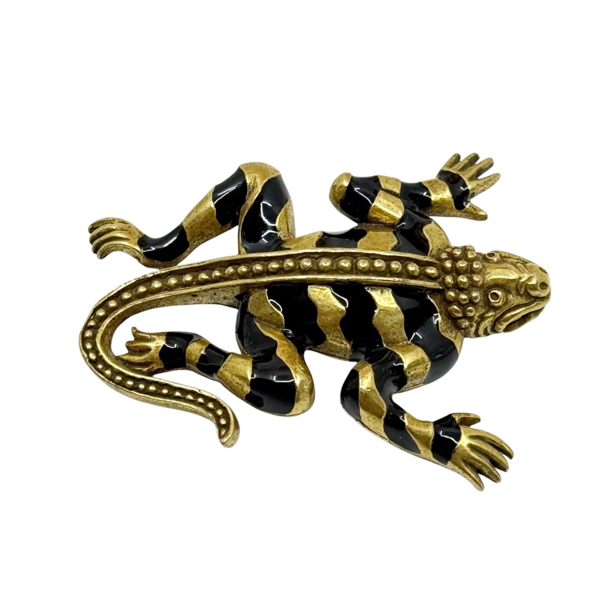 MMA Metropolitan Museum of Art Gold Egyptian Lizard God brooch - photo 3