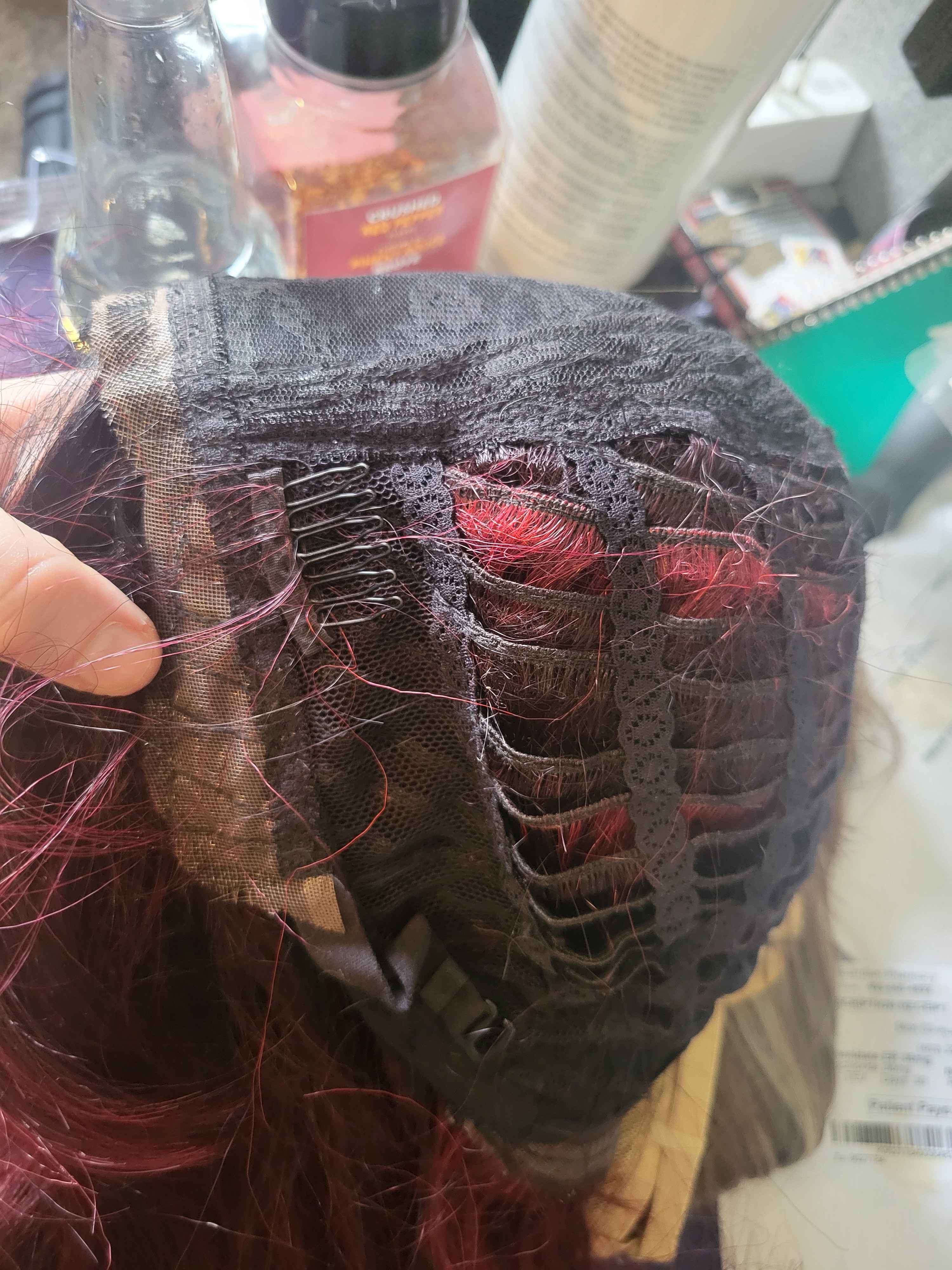 Red Layered Wig - photo 4