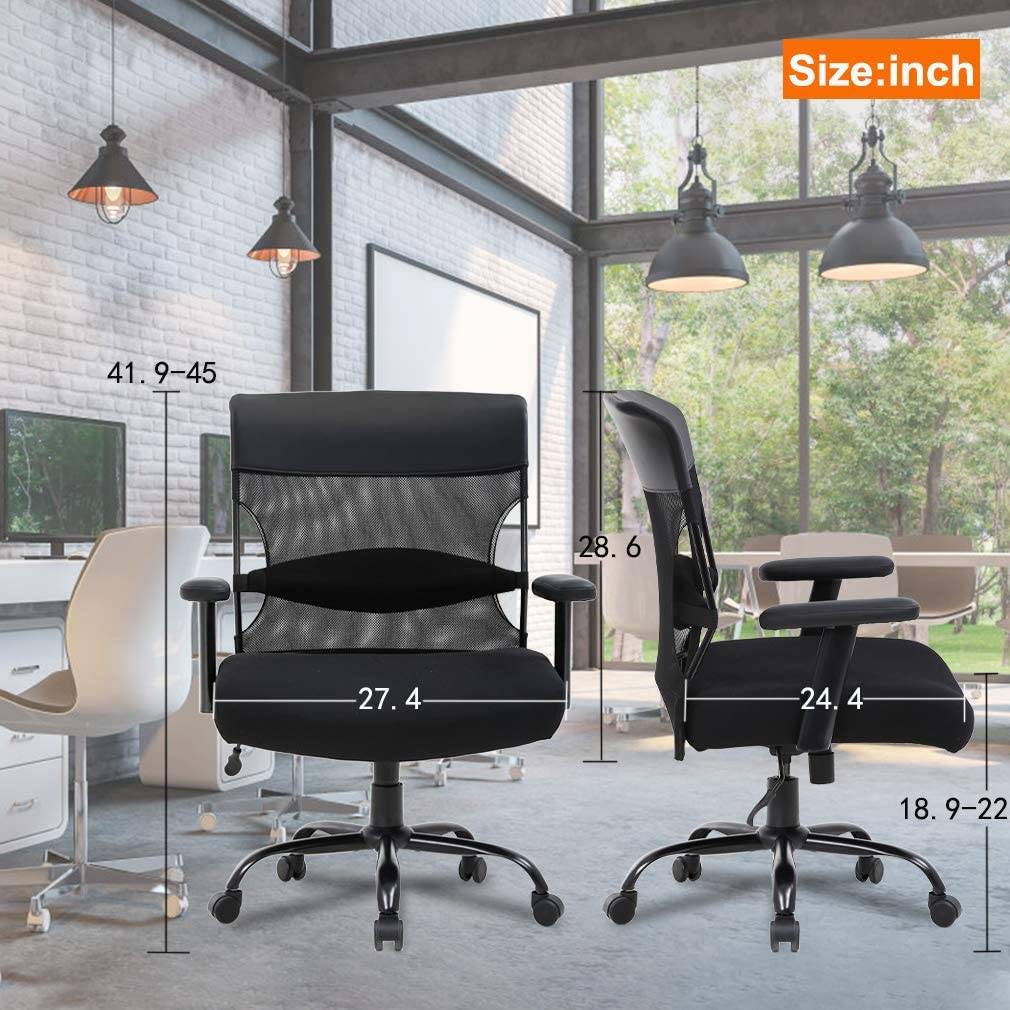 Like New Wide Seat Ergonomic Office Chair - photo 5