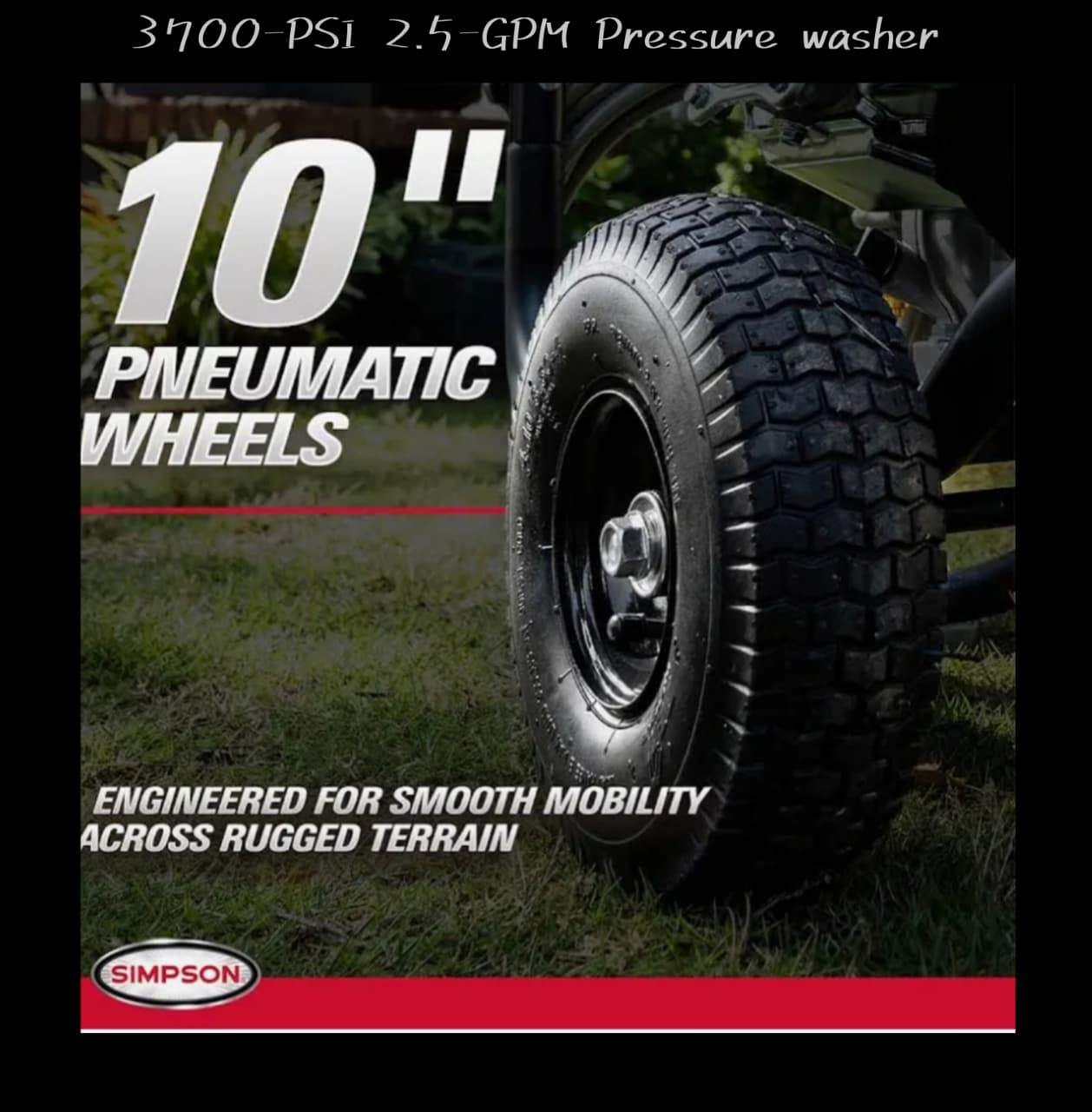 3700 PSI 2.5 GPM Pressure Washer - photo 4
