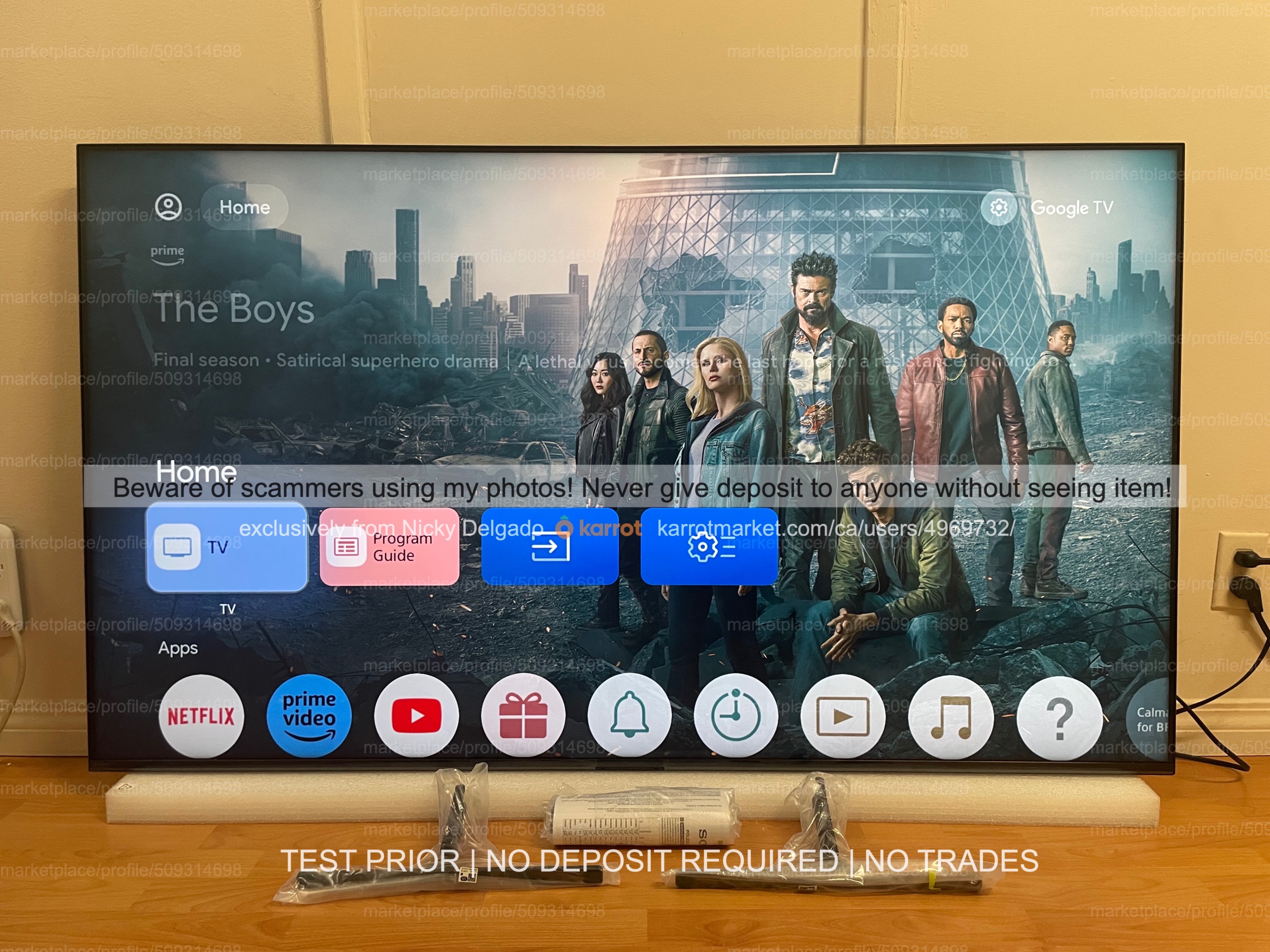 Sony 65" Bravia 5 4K 120Hz Mini-LED  XR50 HDR Smart Google TV - photo 2