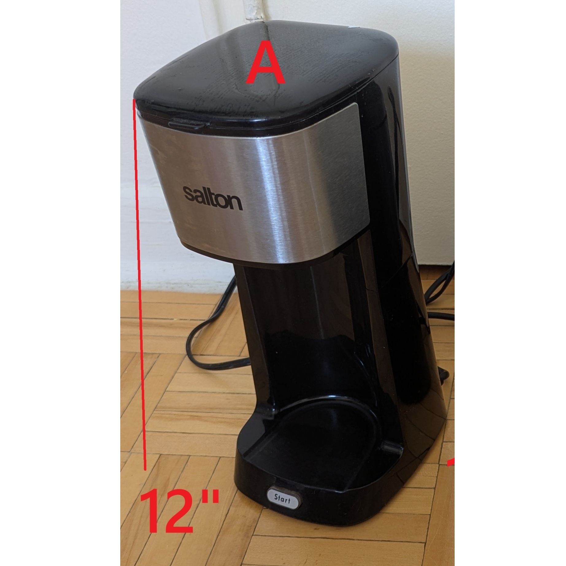 Small, Portable, Coffee Maker for 1 Cup, Easy to use drip coffee