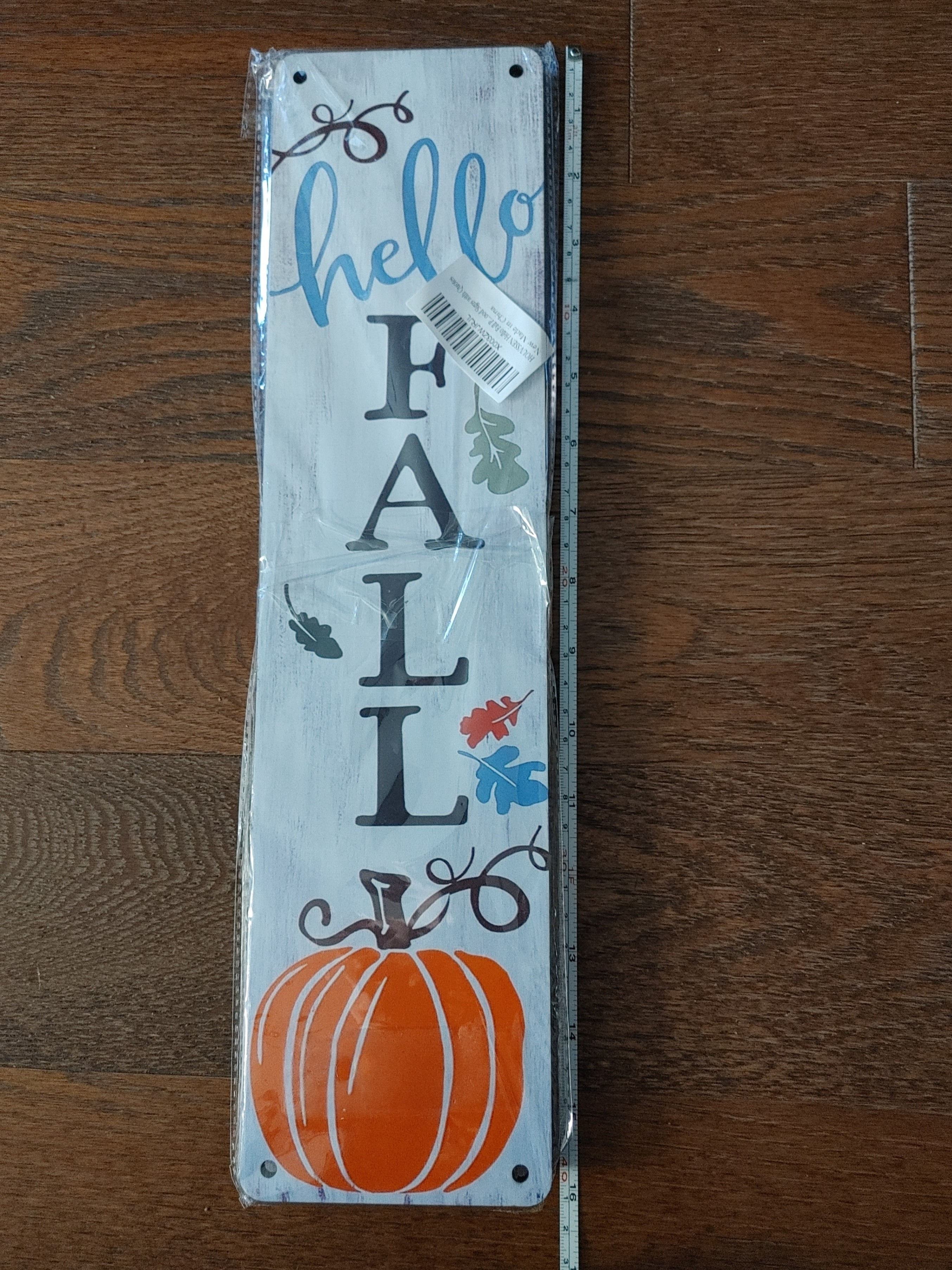 Cute "hello FALL" sign