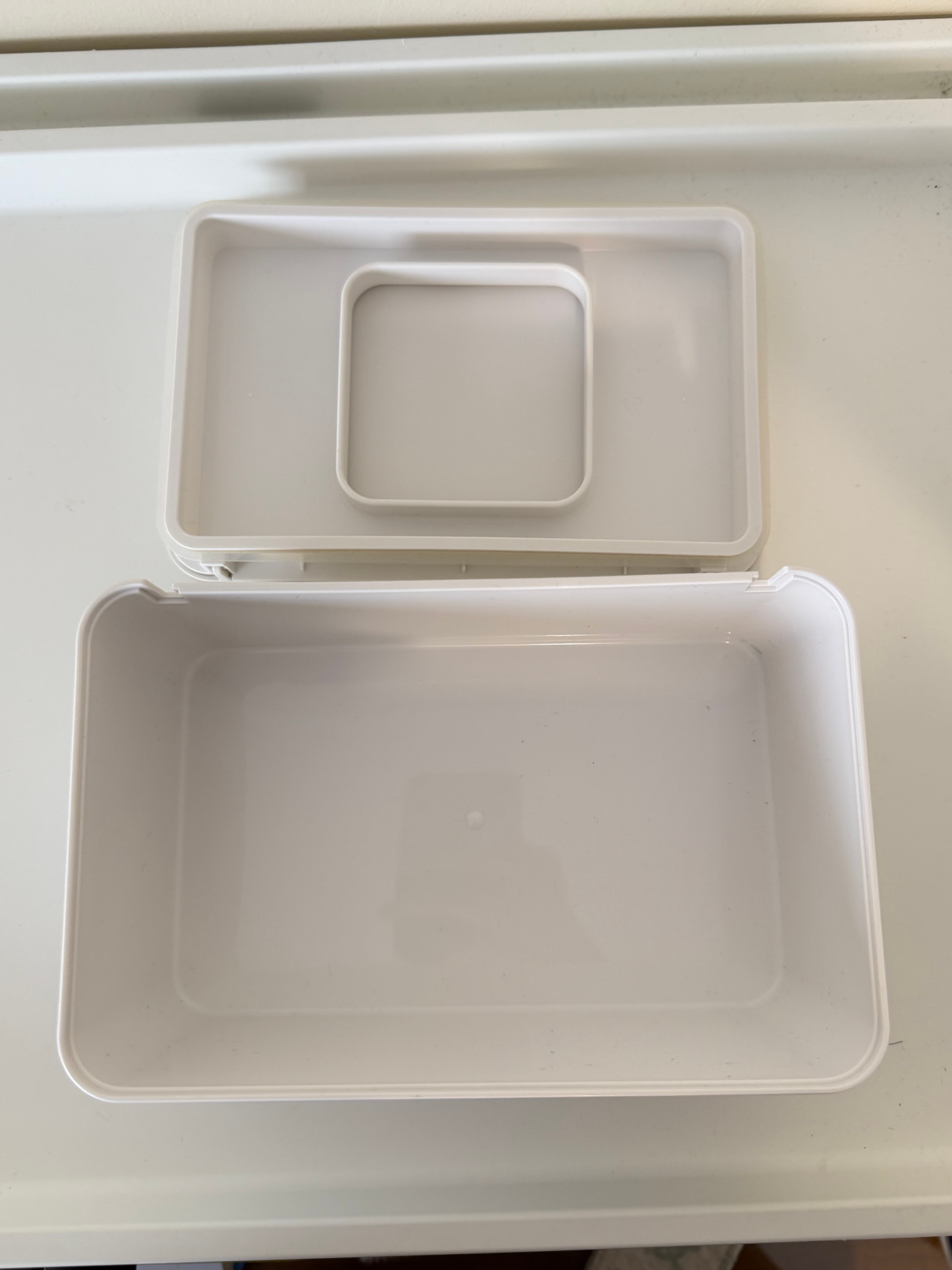 MUJI Polypropylene Wet Wipes Case – White - photo 4