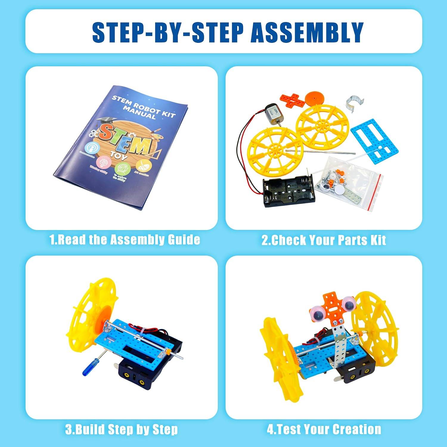 Science Kits for Kids 8-10, Electronic Robotics Engineering - photo 5
