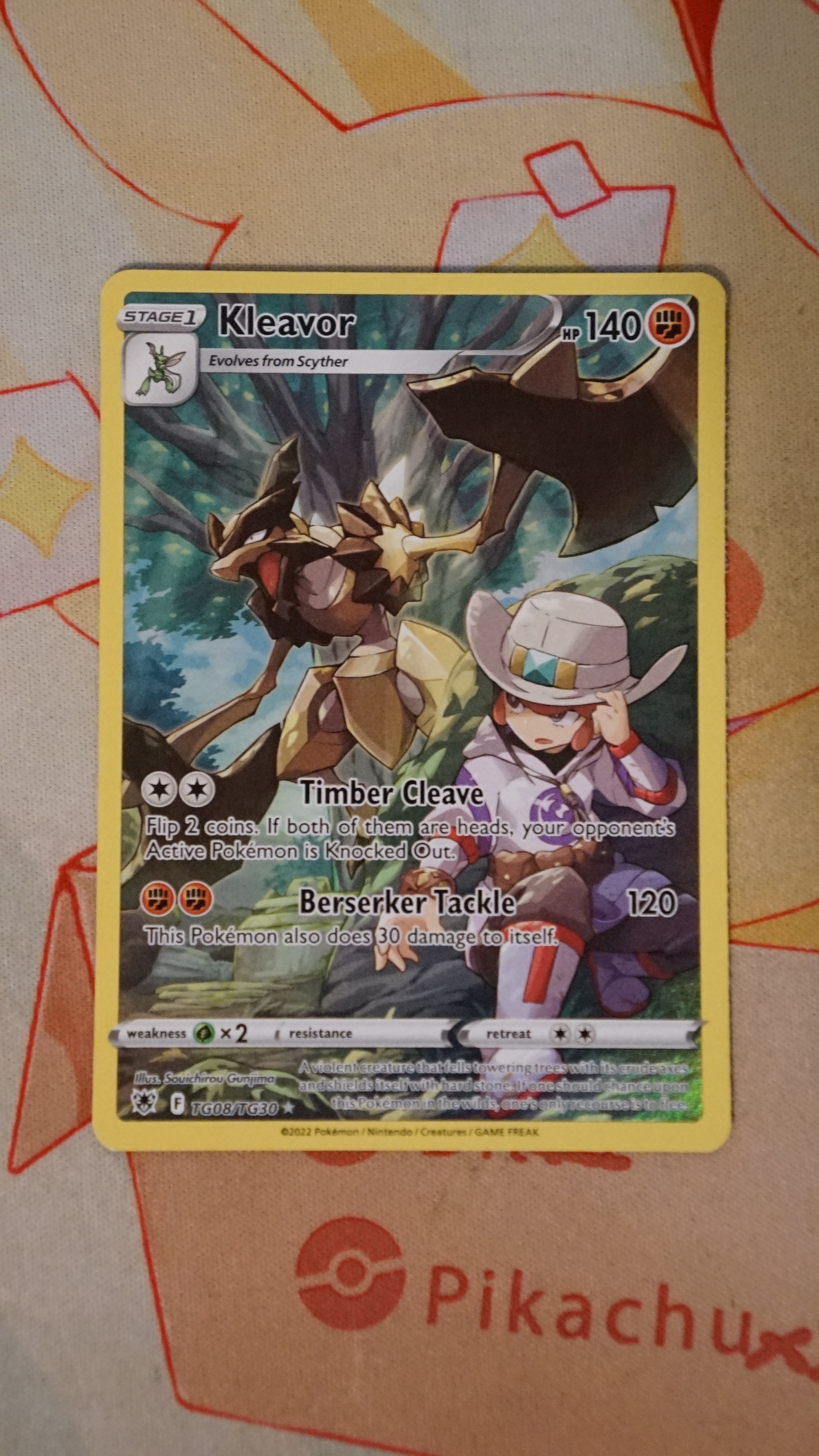 Pokemon Kleavor TG08/TG30 Astral Radiance Trainer Gallery NM - photo 3