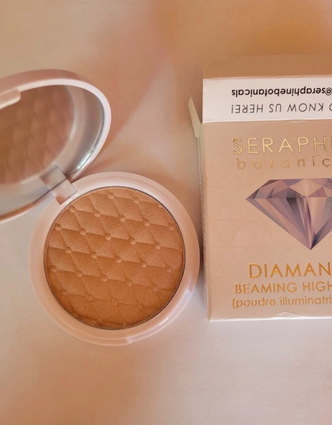 Seraphine Botanicals Diamantine Beaming Highlighter - Oyster - photo 2
