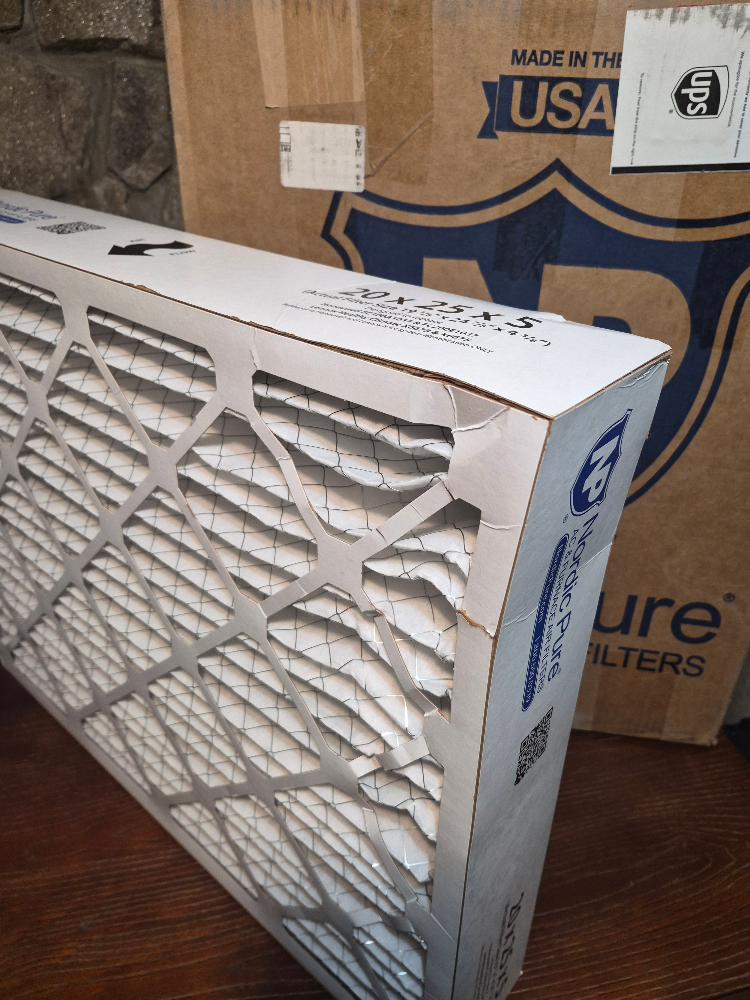 Nordic Pure 20"x25"x5" Honeywell/Lennox  Air Filter-2-Pack - photo 3