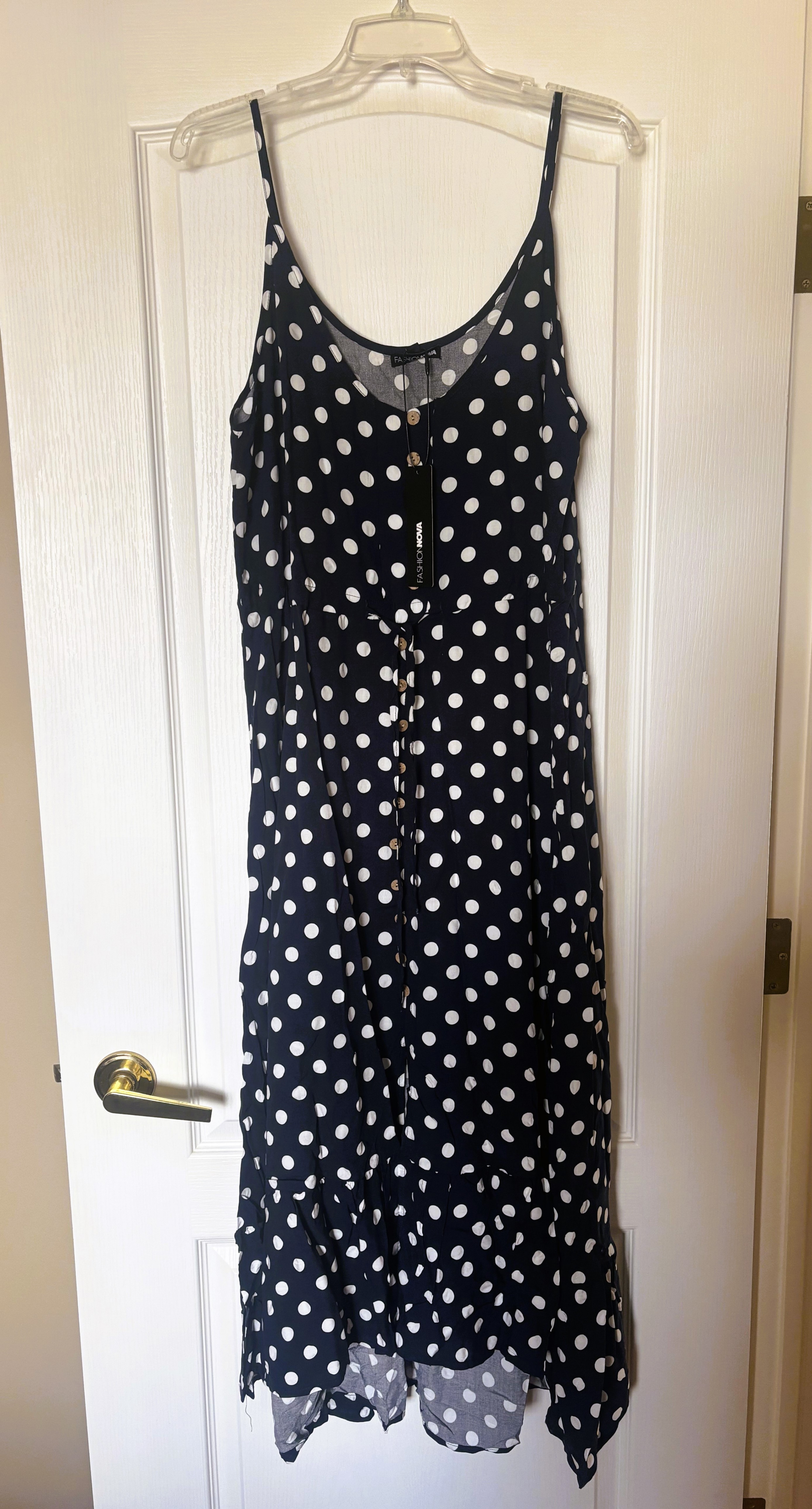 FashionNova Daphne Polka Dot Midi Dress - photo 2