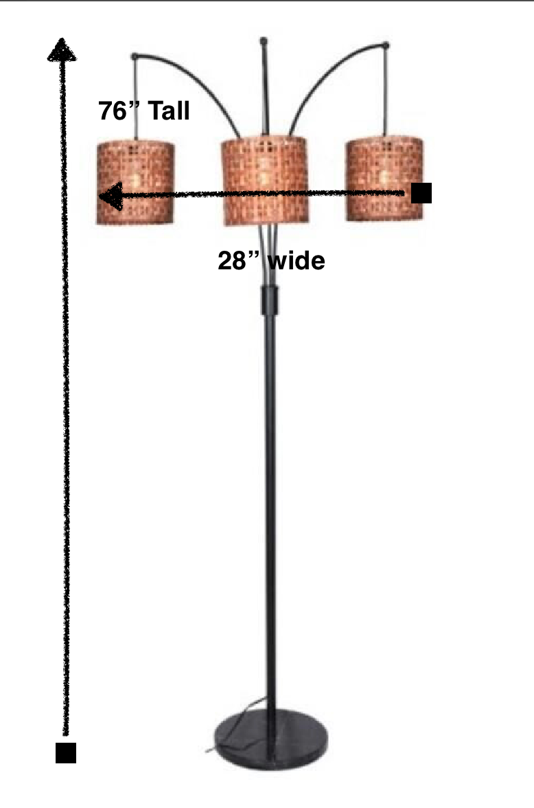 New 3-Light Arch Floor Lamp - photo 5