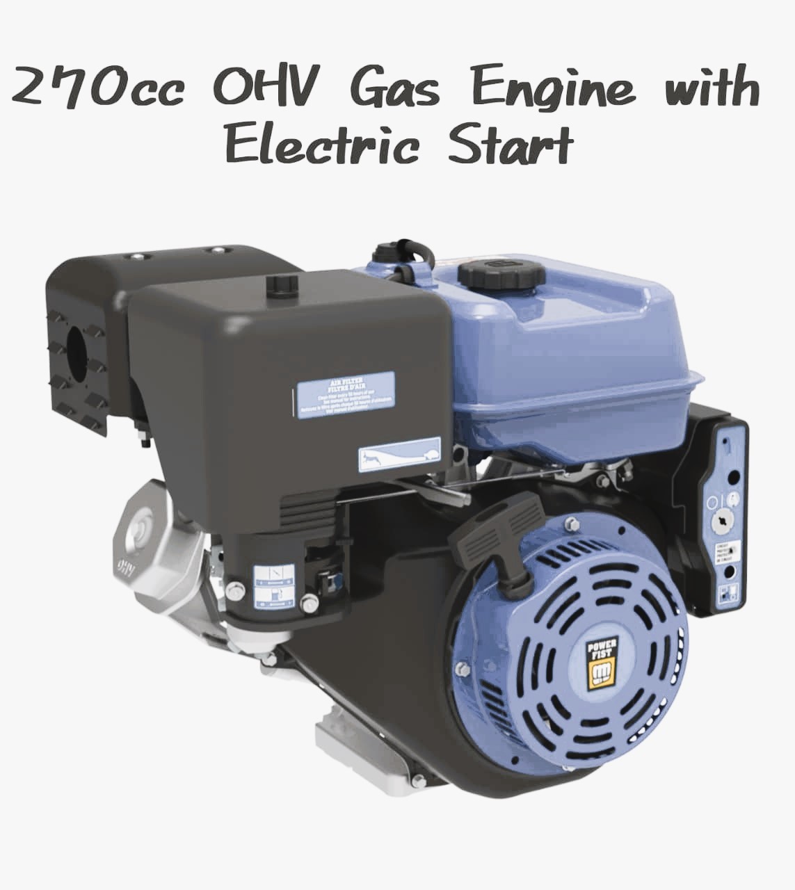 270cc OHV Engine Electric Start - photo 5