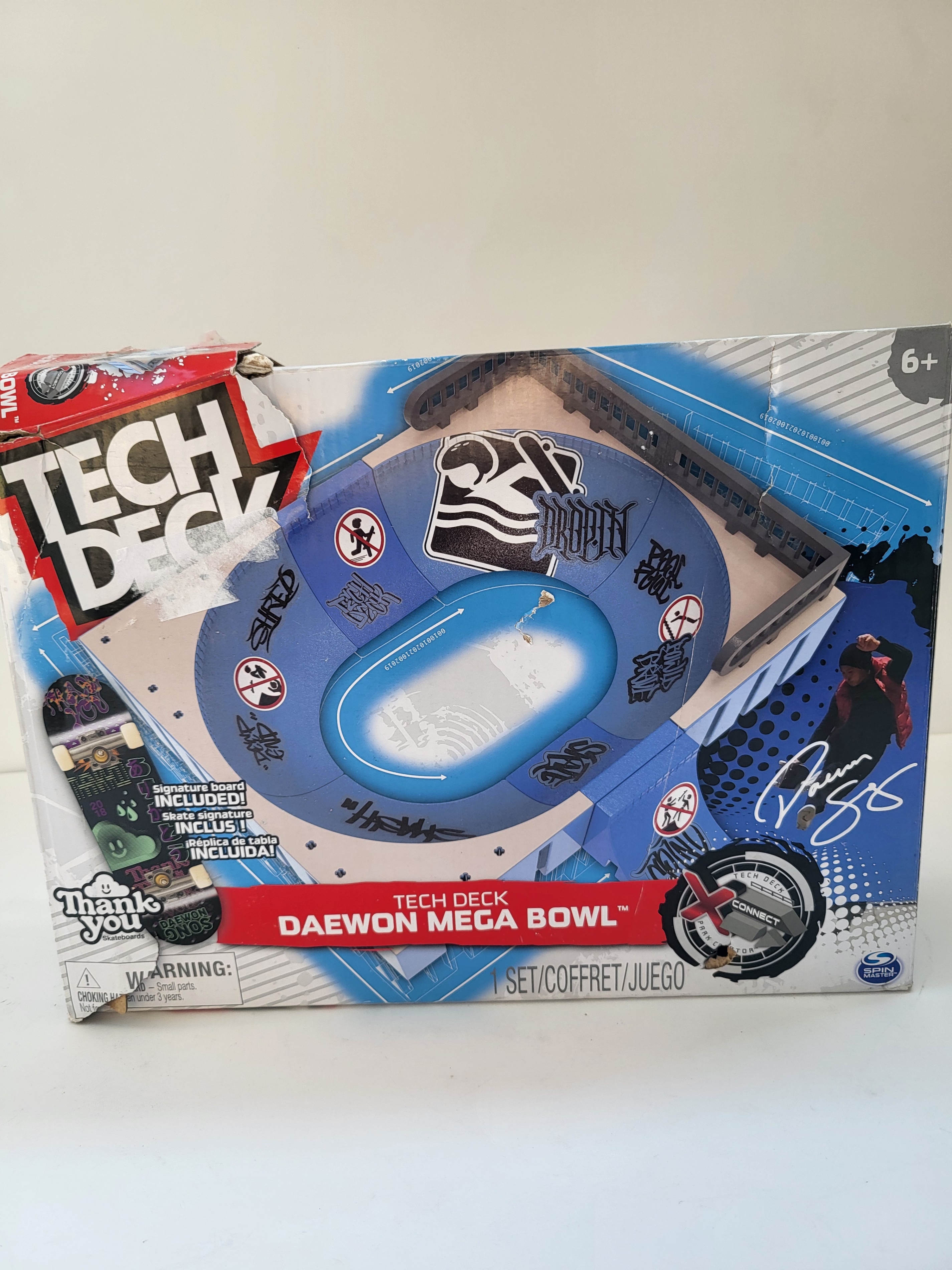 NEW Tech Deck Daewon Mega Bowl X-Connect Ramp Set – Damaged Box
