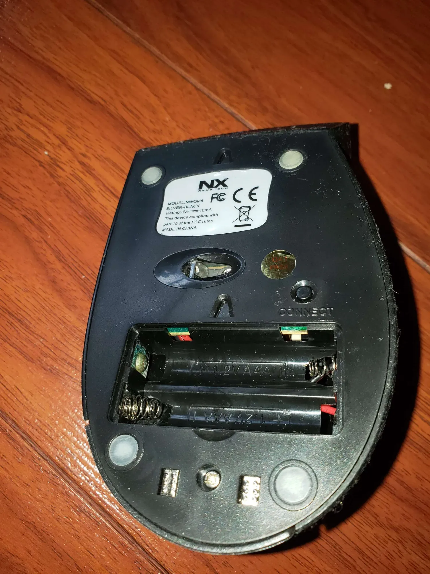 Gone? NX 5 Button Wireless Mouse - Used Condition (a bit tacky) - photo 3