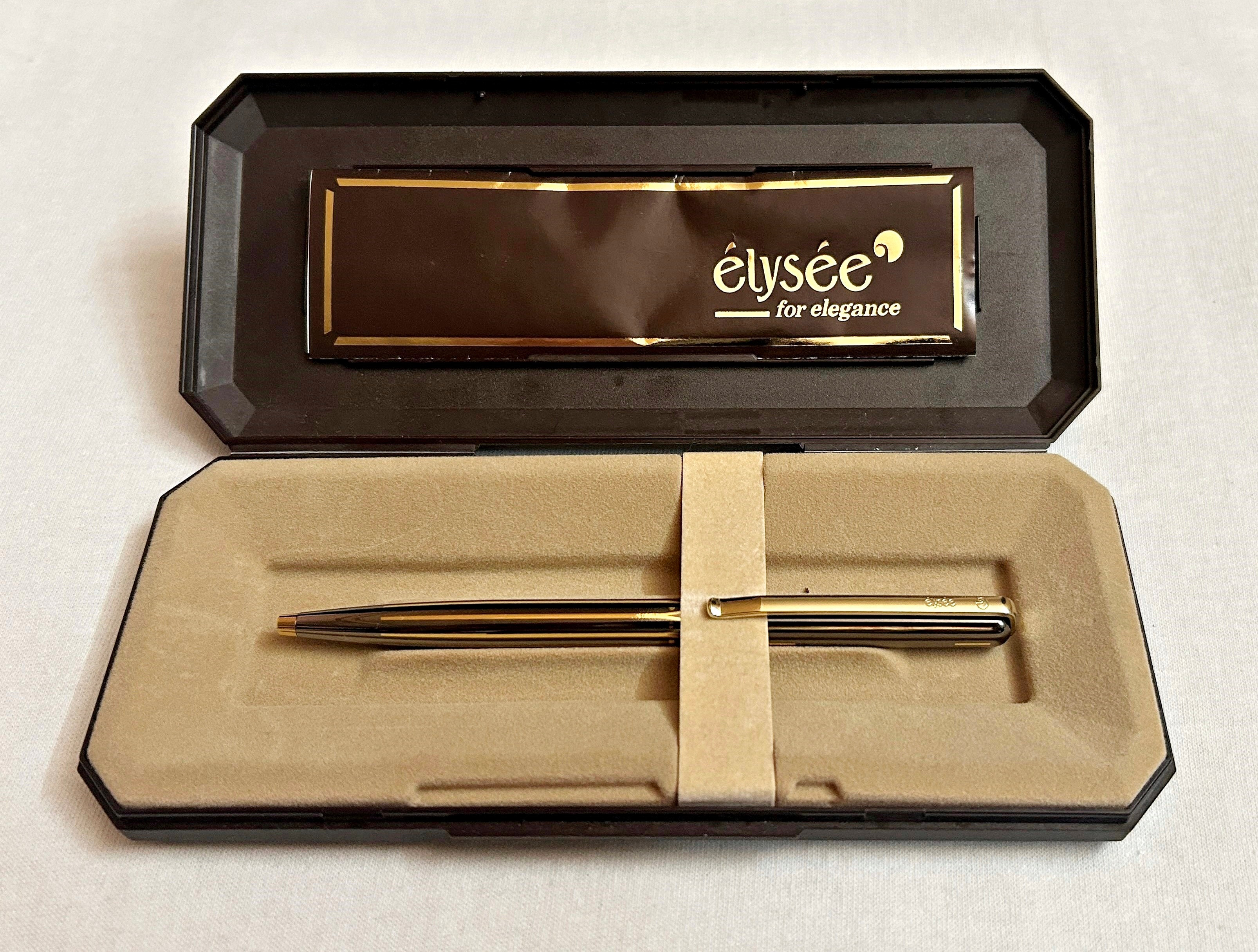 Elysee Arc Nouveau 24k Gold-Plated Clip Over Pen - photo 3
