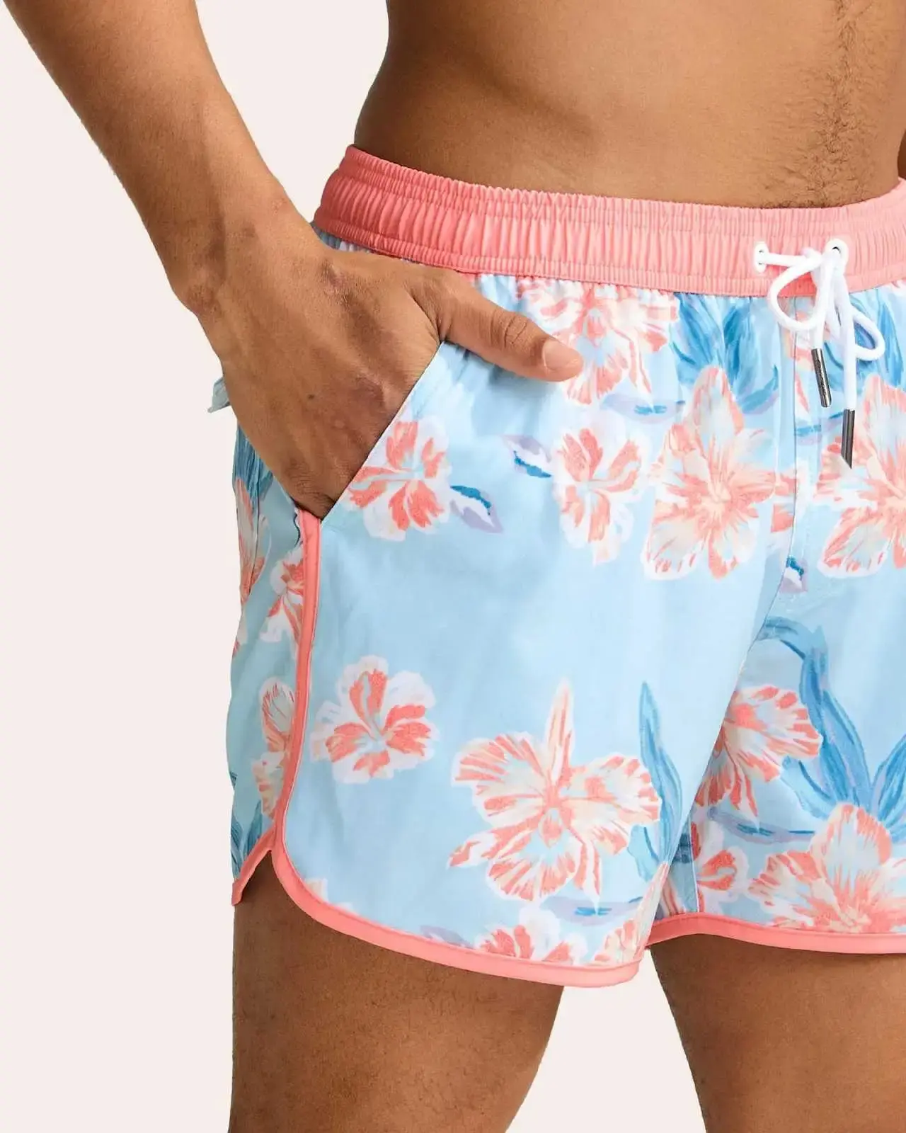 Maamgic ChinoWave Pink Flowers Swim Trunks Size XS - photo 3