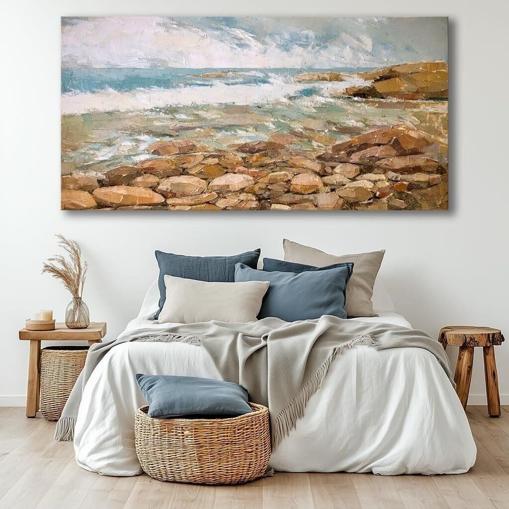 Ocean Landscape Wall Art Canvas Print