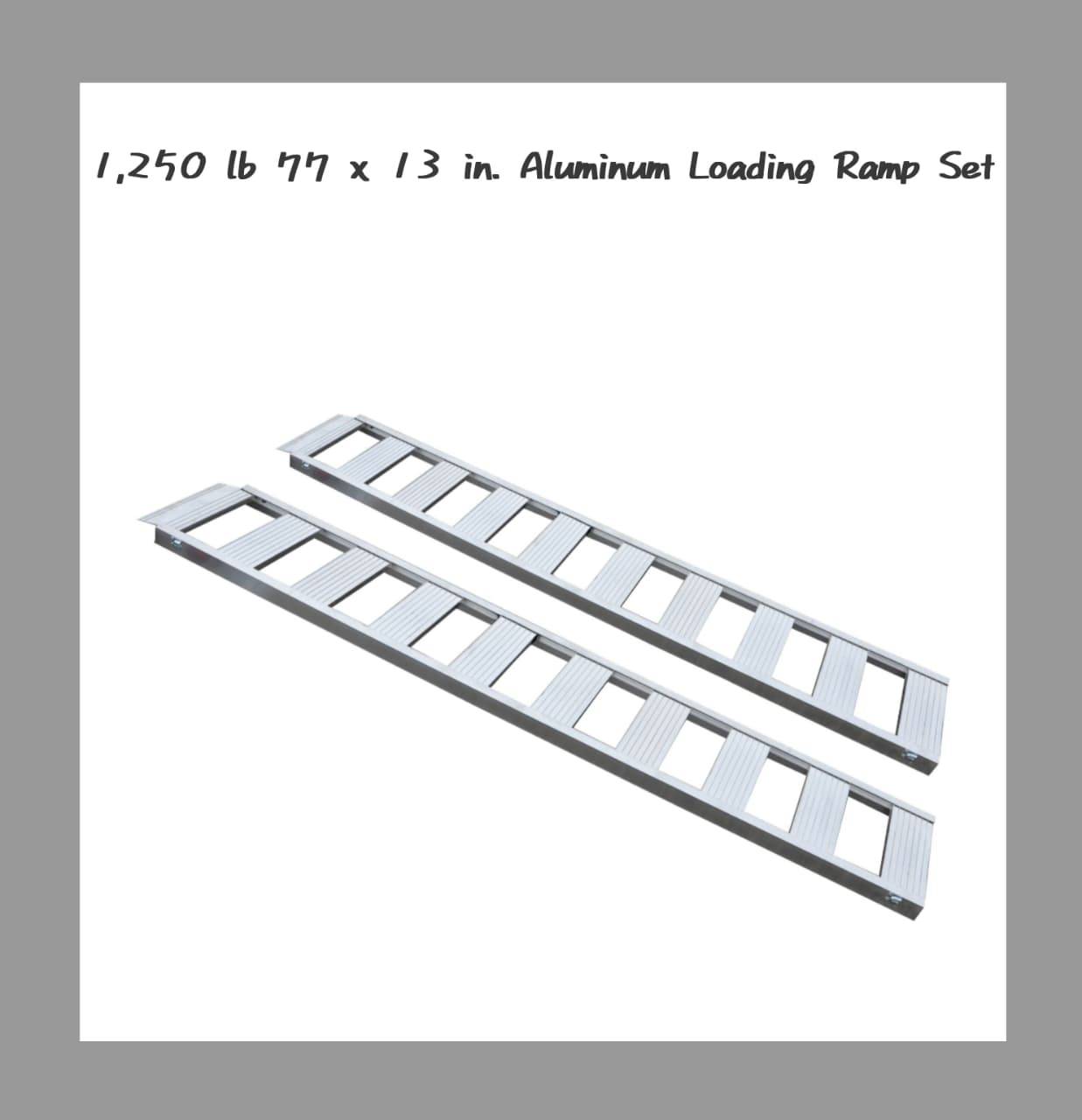 Aluminum Loading Ramps 1250 lb Capacity (77" x 13") - photo 5