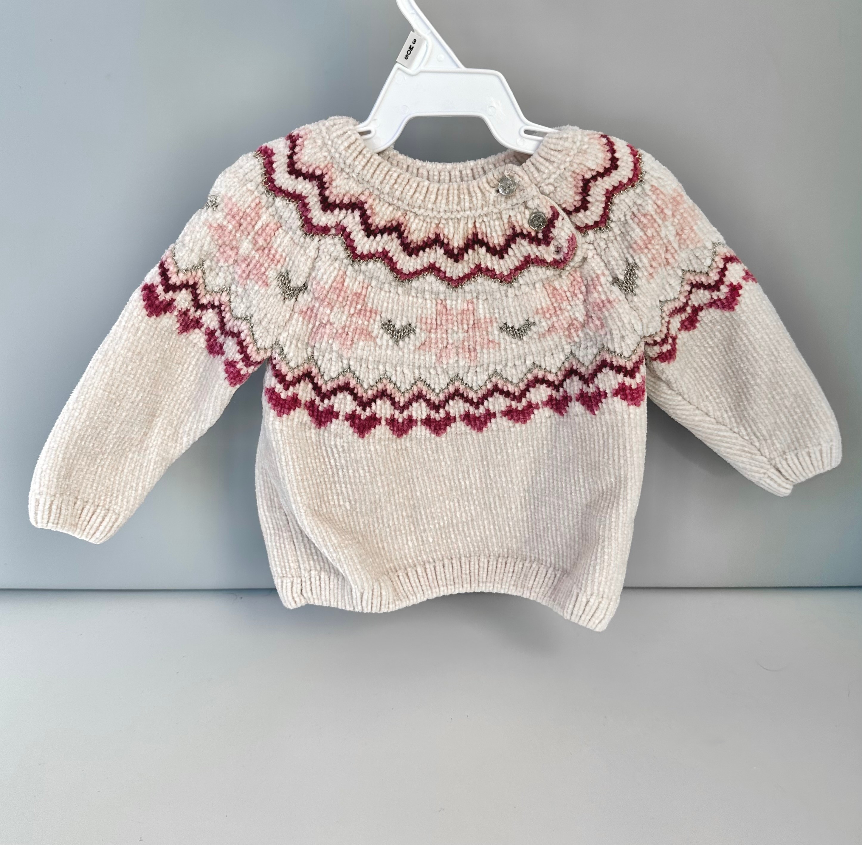 Baby Girl Sweater - 6-12 Months