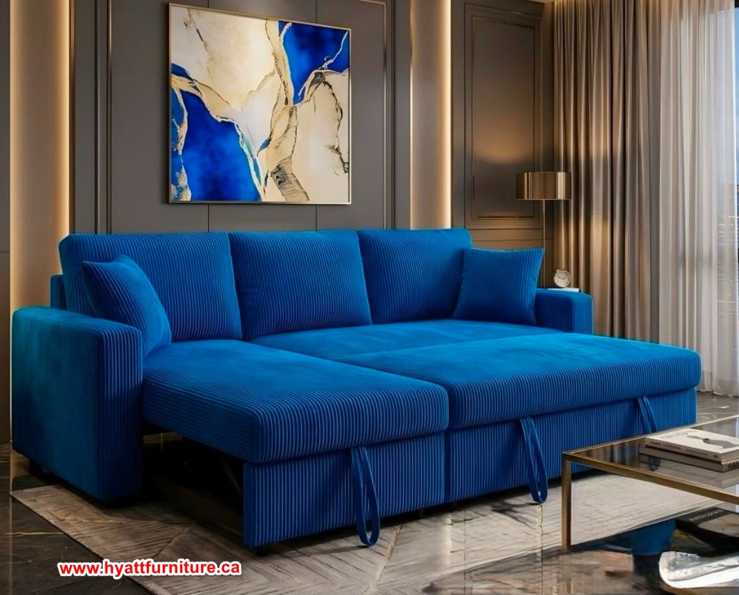 Brand new corduroy sectional sofa bed only $698 - photo 2