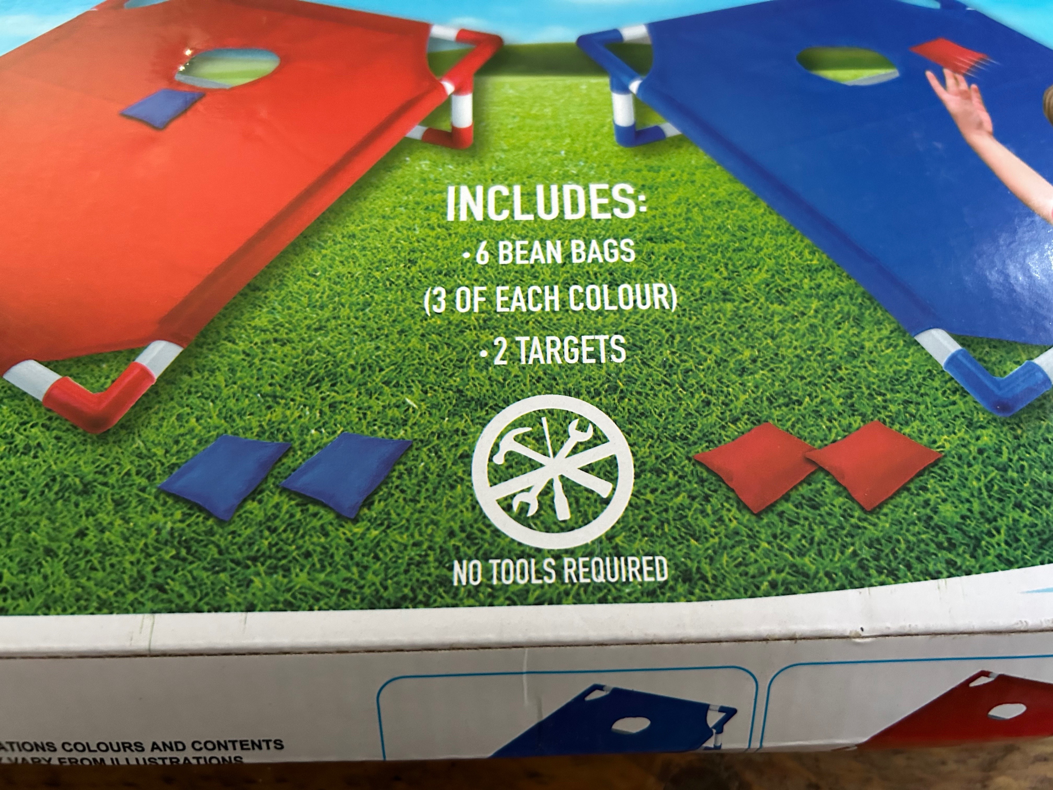 Bean Bag Toss Game w/ 2 Targets, 6 Bean Bags - photo 2