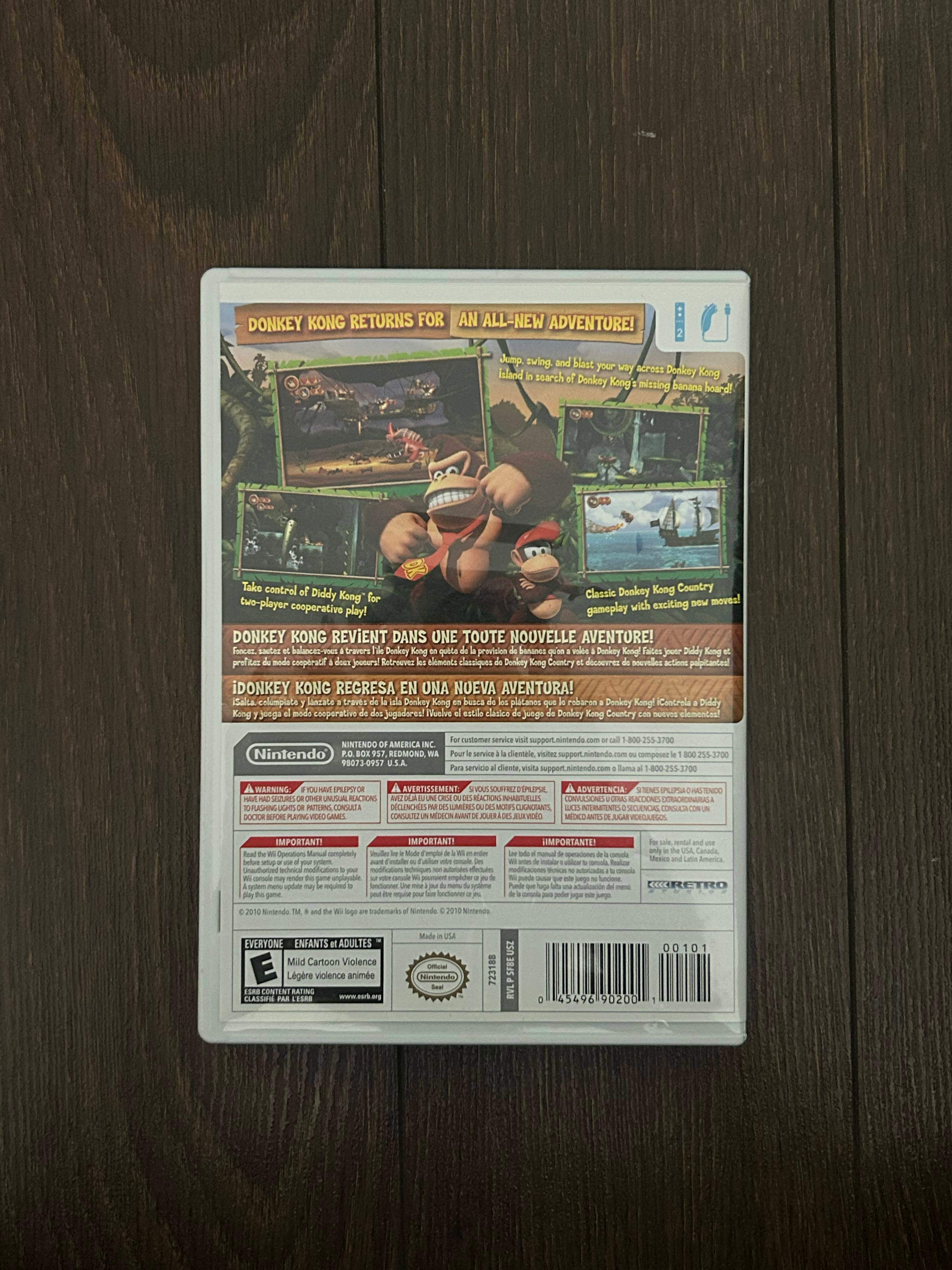 Nintendo Donkey Kong Country Returns (Nintendo Wii, 2010) - photo 2