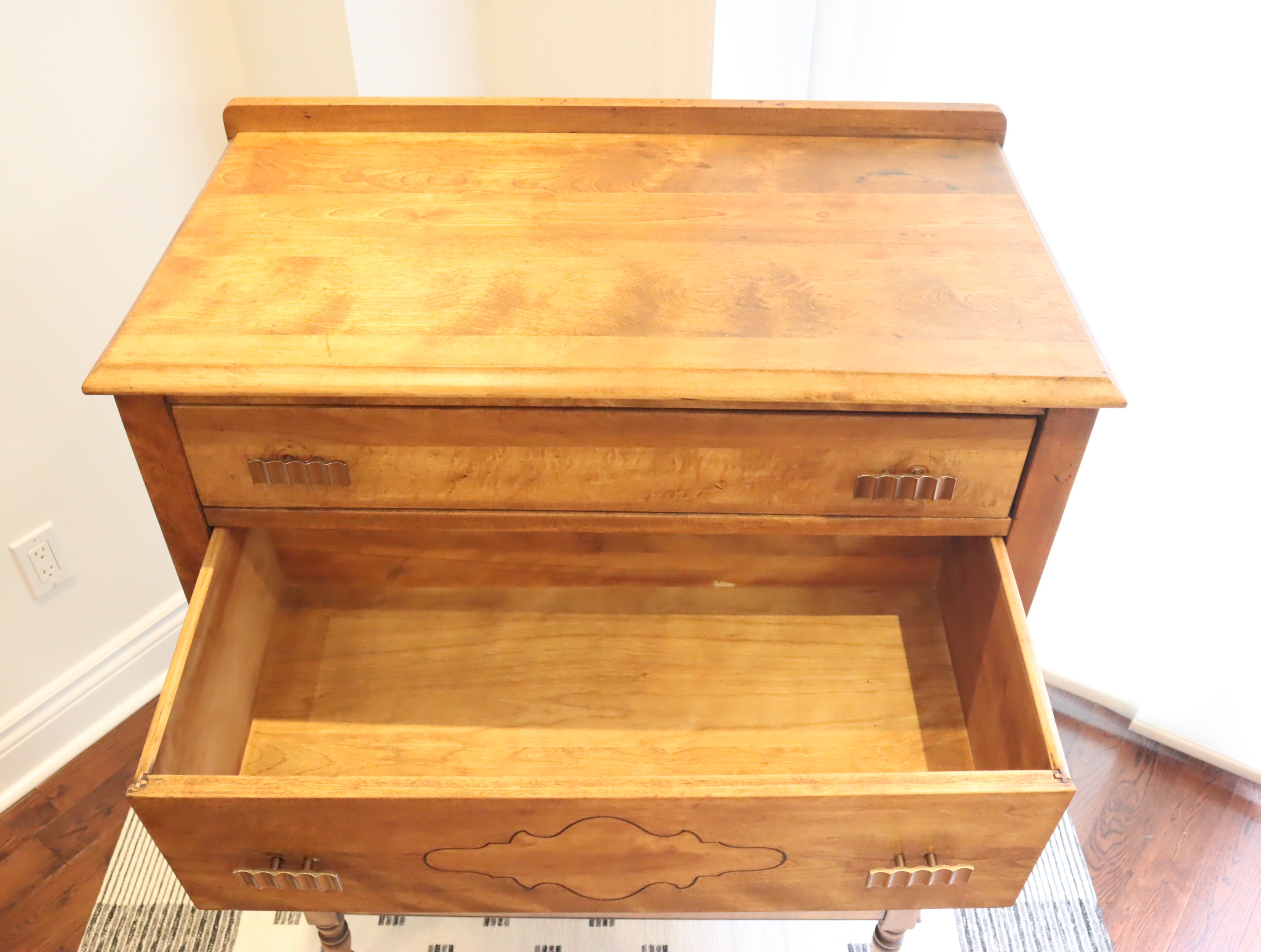 Antique 1920's Canadian Made Tallboy Dresser - photo 4