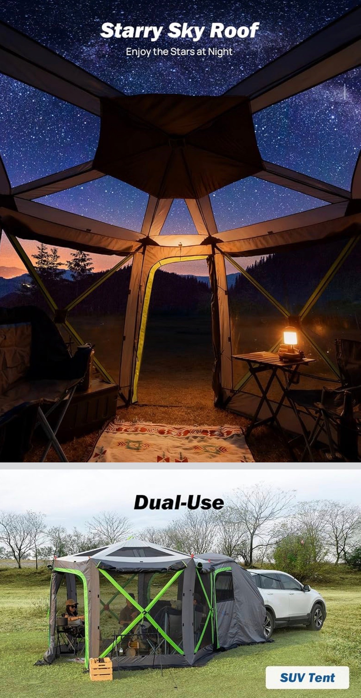 Dual-Use Pop up SUV Tent Heavy Duty - photo 3