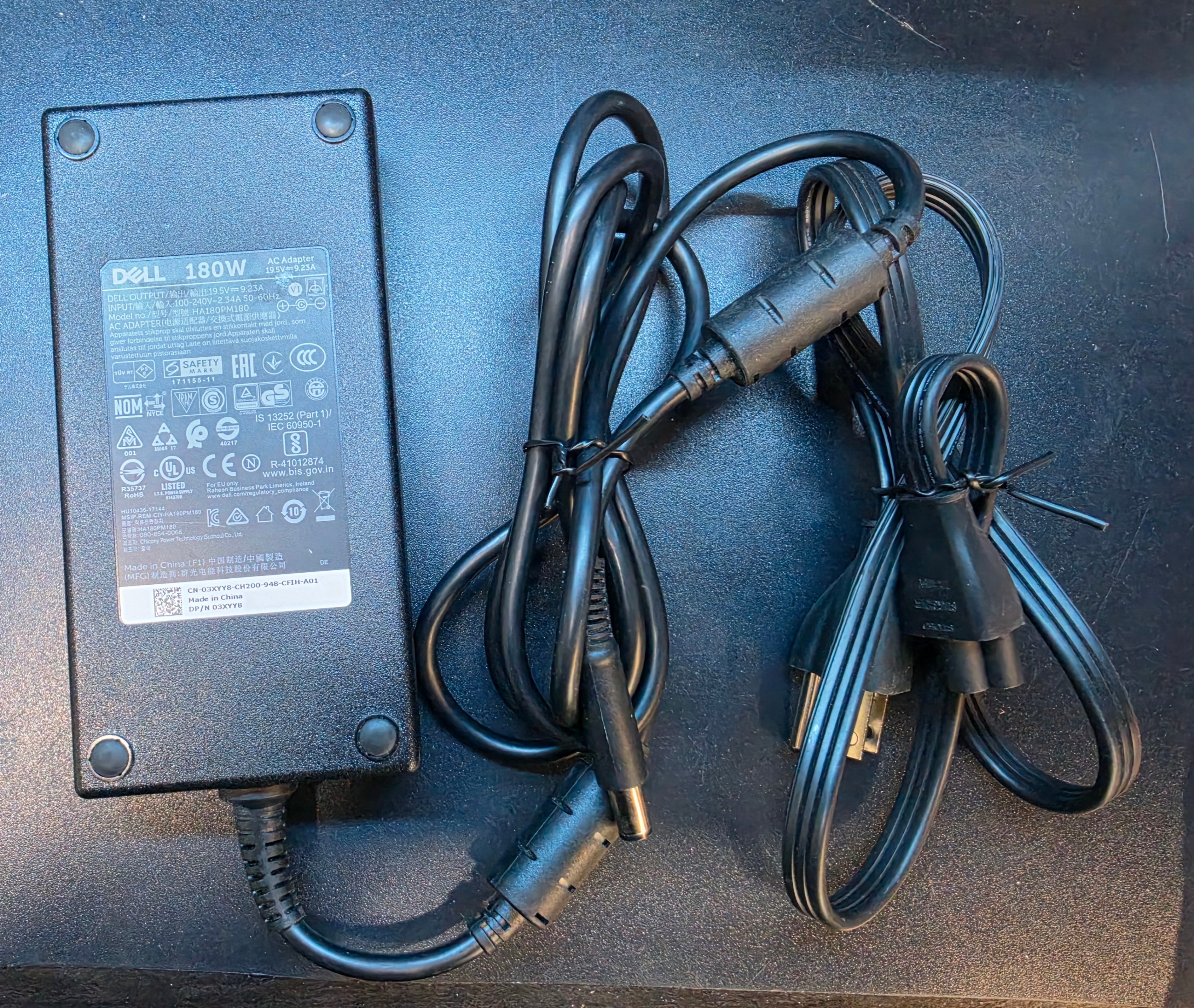 Dell OEM 180W Laptop Charger 19.5V 9.23A – 7.4mm Center Pin NEW - photo 3