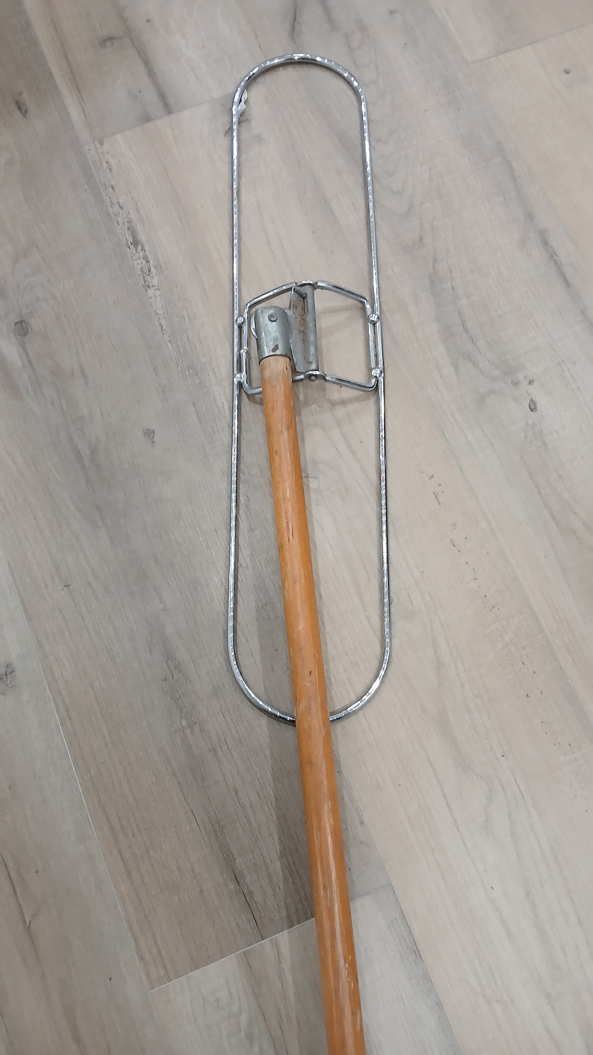 Cotton 24 in. Dust Mop Head with Wooden Handle - photo 2