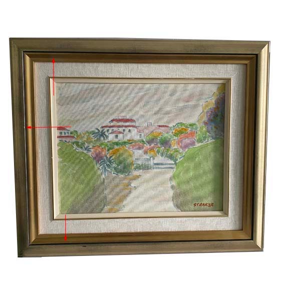 Rod Straker Original Oil Painting – Portuguese Estate Garden - photo 4