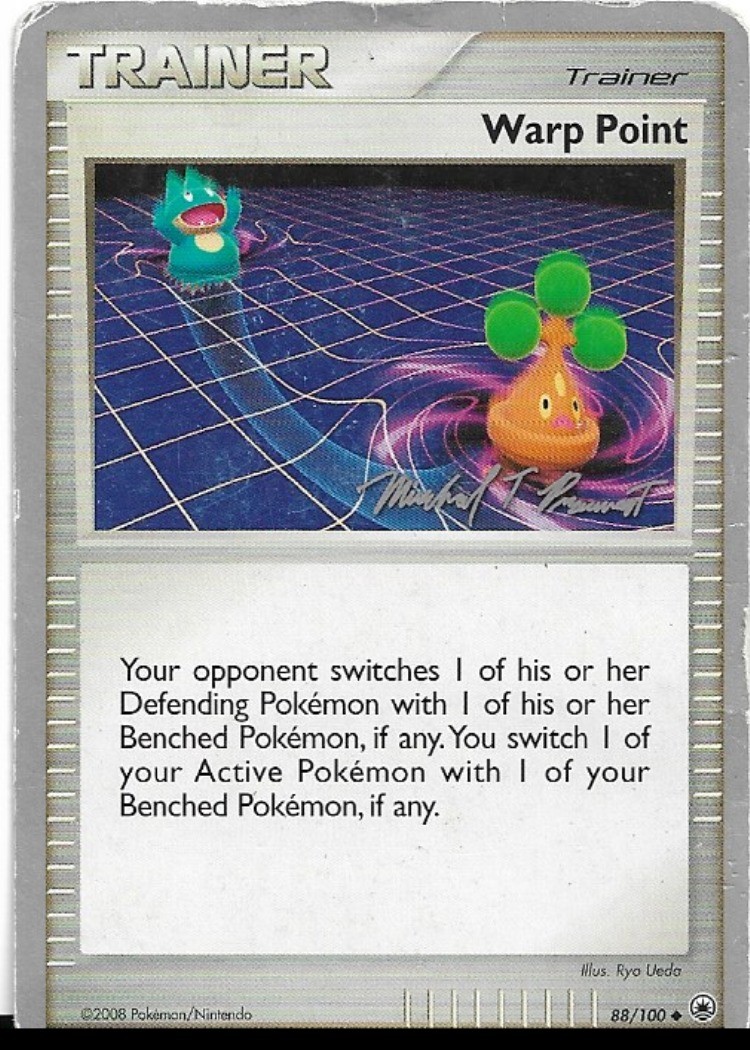 Pokemon Warp Point 88/100 World Championships 2010 Deck HP
