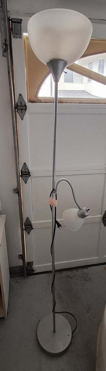Adjustable Floor Lamp with Reading Light