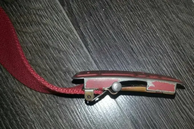 Rustic Red Puma Belt -- Sorta Like An Airplane Seatbelt - photo 5