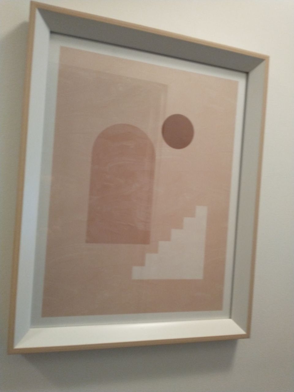 Two framed geometric art prints - photo 5