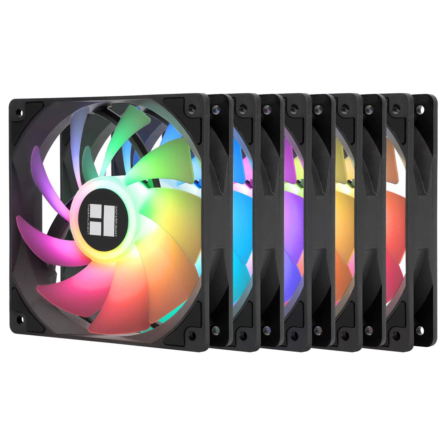 Thermalright TL-C12C-S x5 120mm ARGB PWM Case Fan Kit NEW Sealed - photo 2
