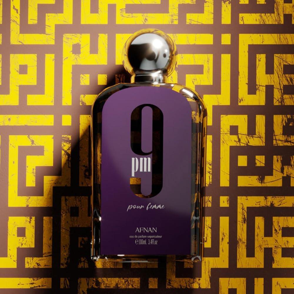 Afnan 9 PM Pour Femme – Eau de Parfum 3.4 oz - photo 3