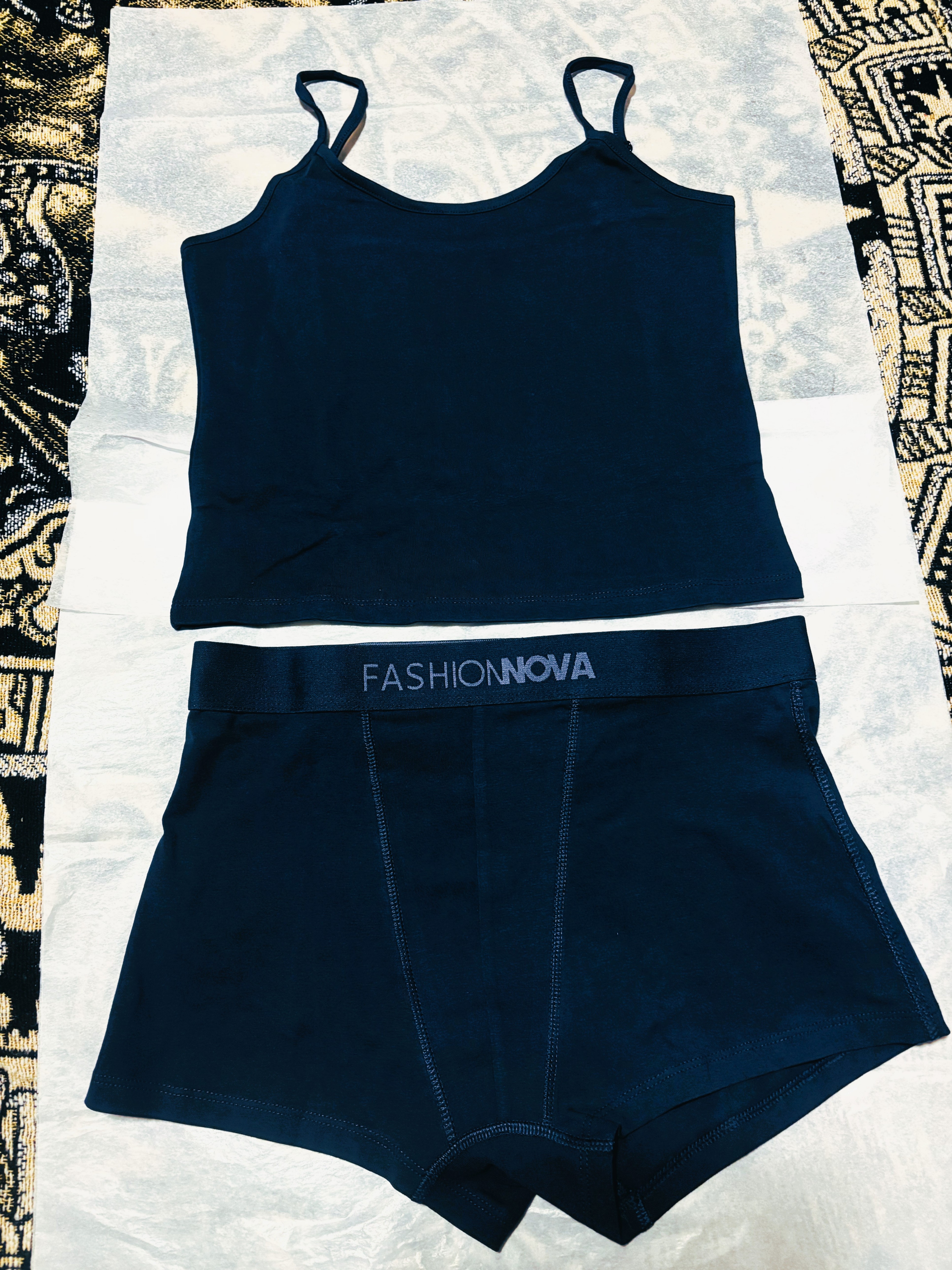 FashionNova-FN Mood PJ Boxer Short Set - photo 2