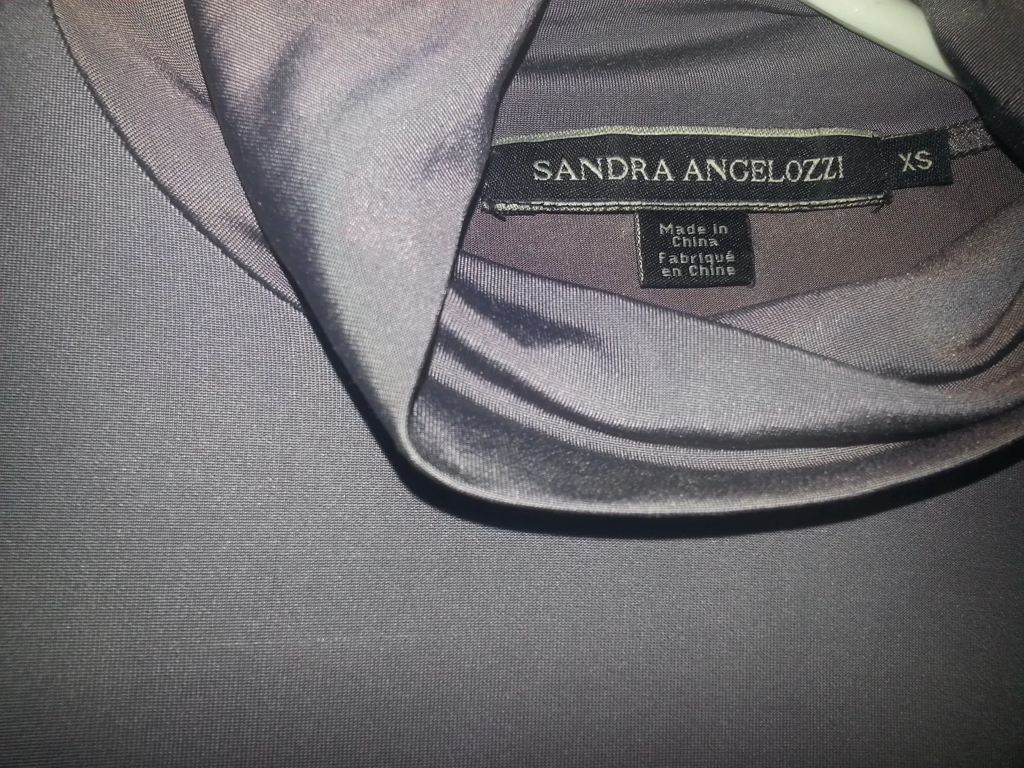 Sandra Angelozzi XS Designer Shirt, stretchy/shiny greyish-si... - photo 2