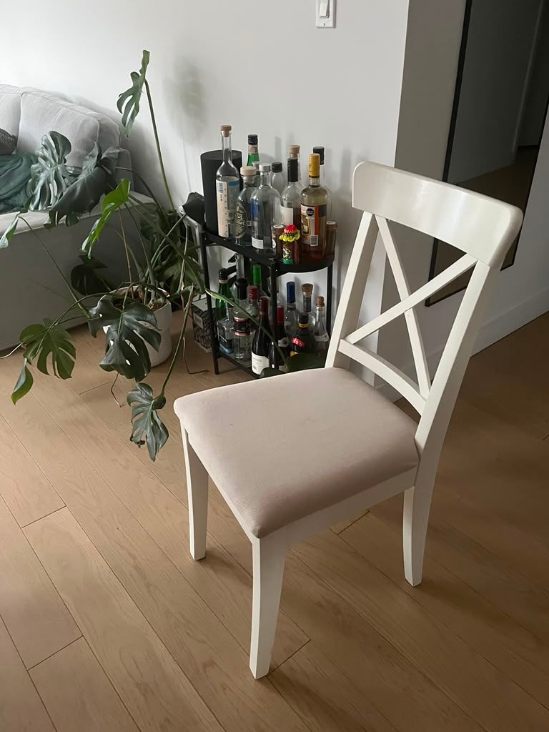 IKEA Ingolf White Chair (Total of 6)