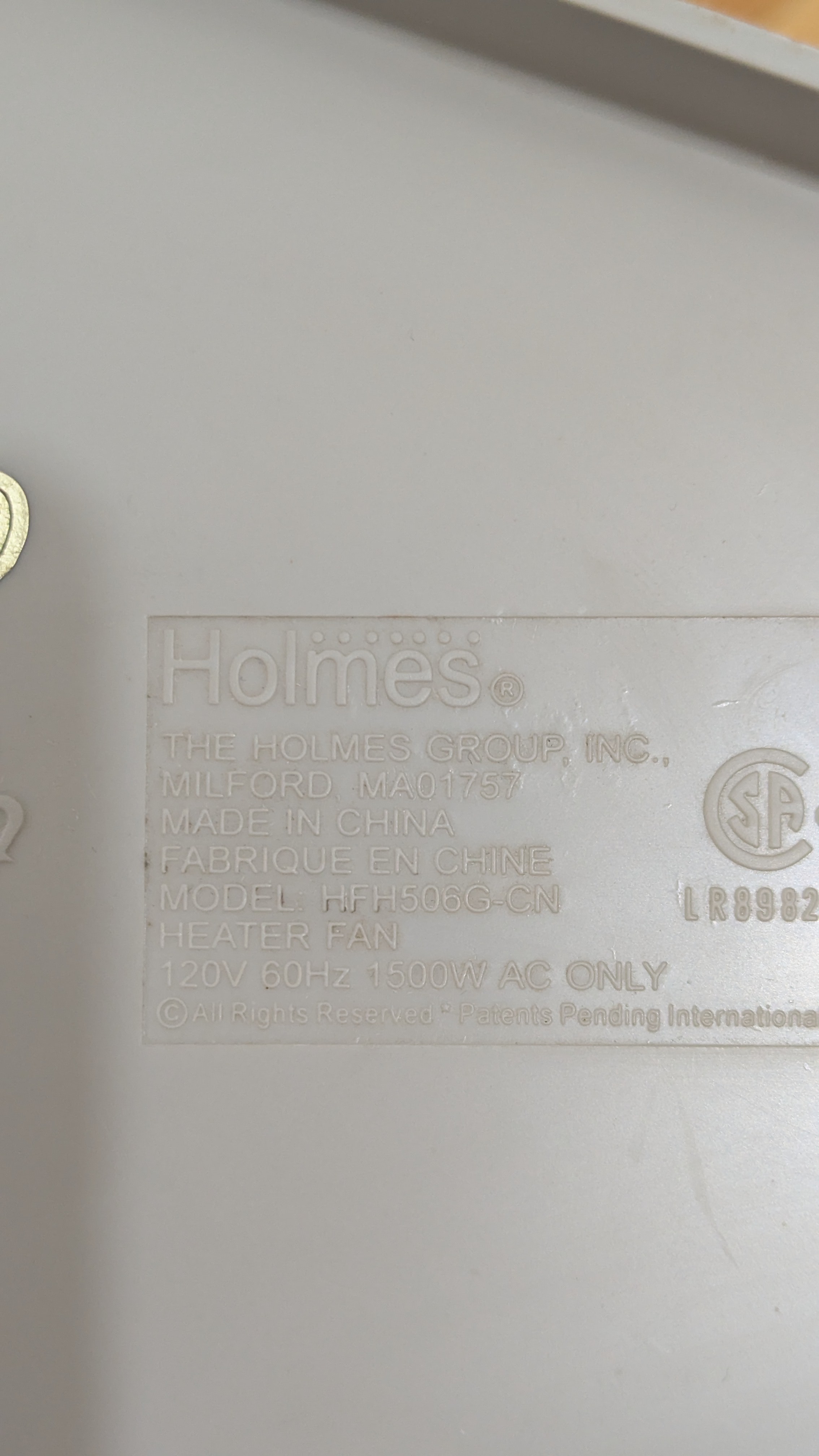 Holmes heater w/fan HFH506G - photo 3